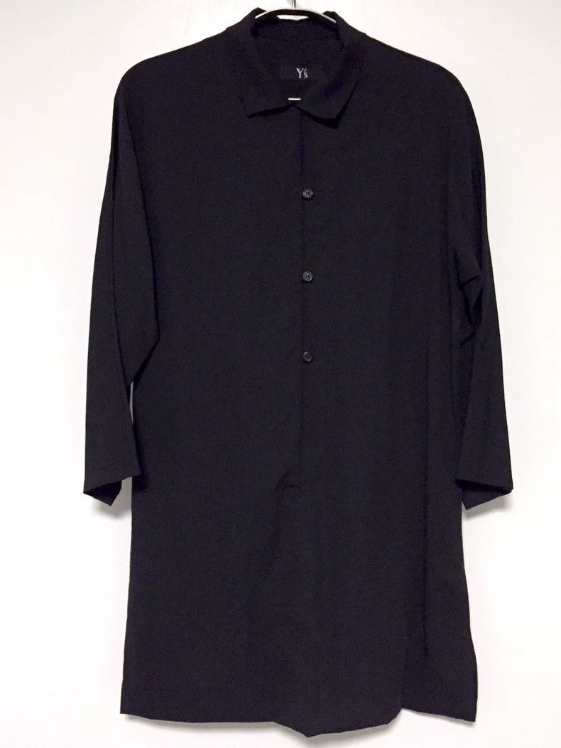 Yohji Yamamoto Yohji Yamamoto Yohji Yamamoto Y's wool shirt black Size US M / EU 48-50 / 2 - 3 Thumbnail