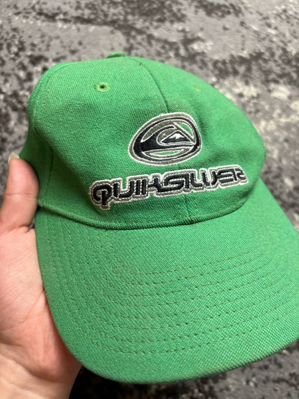 Quiksilver × Vintage Vintage Y2K Quiksilver Surf Style Skate Embroidered Logo Cap Size ONE SIZE - 2 Thumbnail