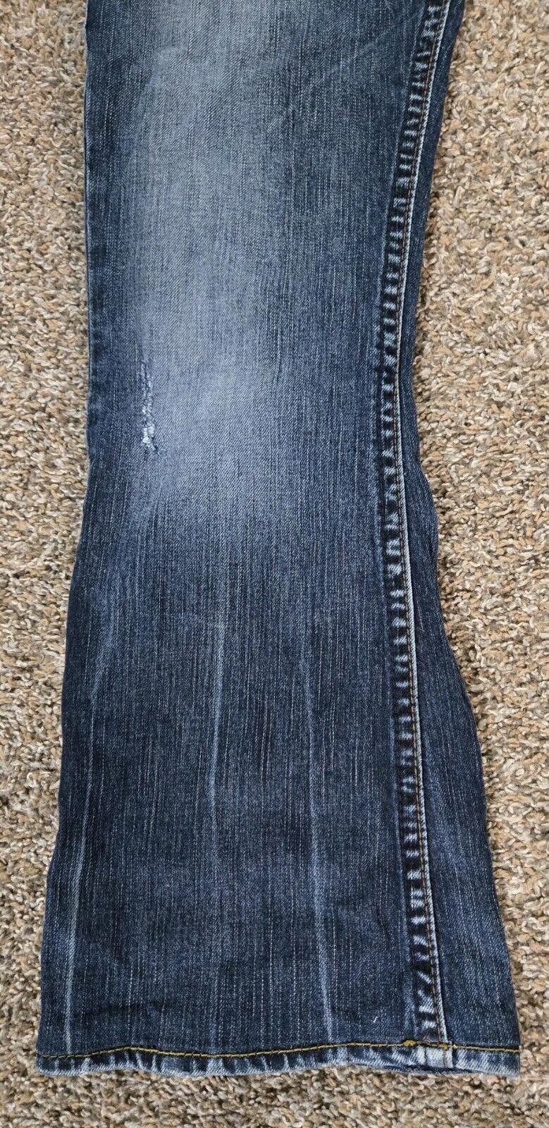 Designer Womens Silver Tuesday Distressed Jean Size W29/31 *tailored* Size 29" - 10 Thumbnail