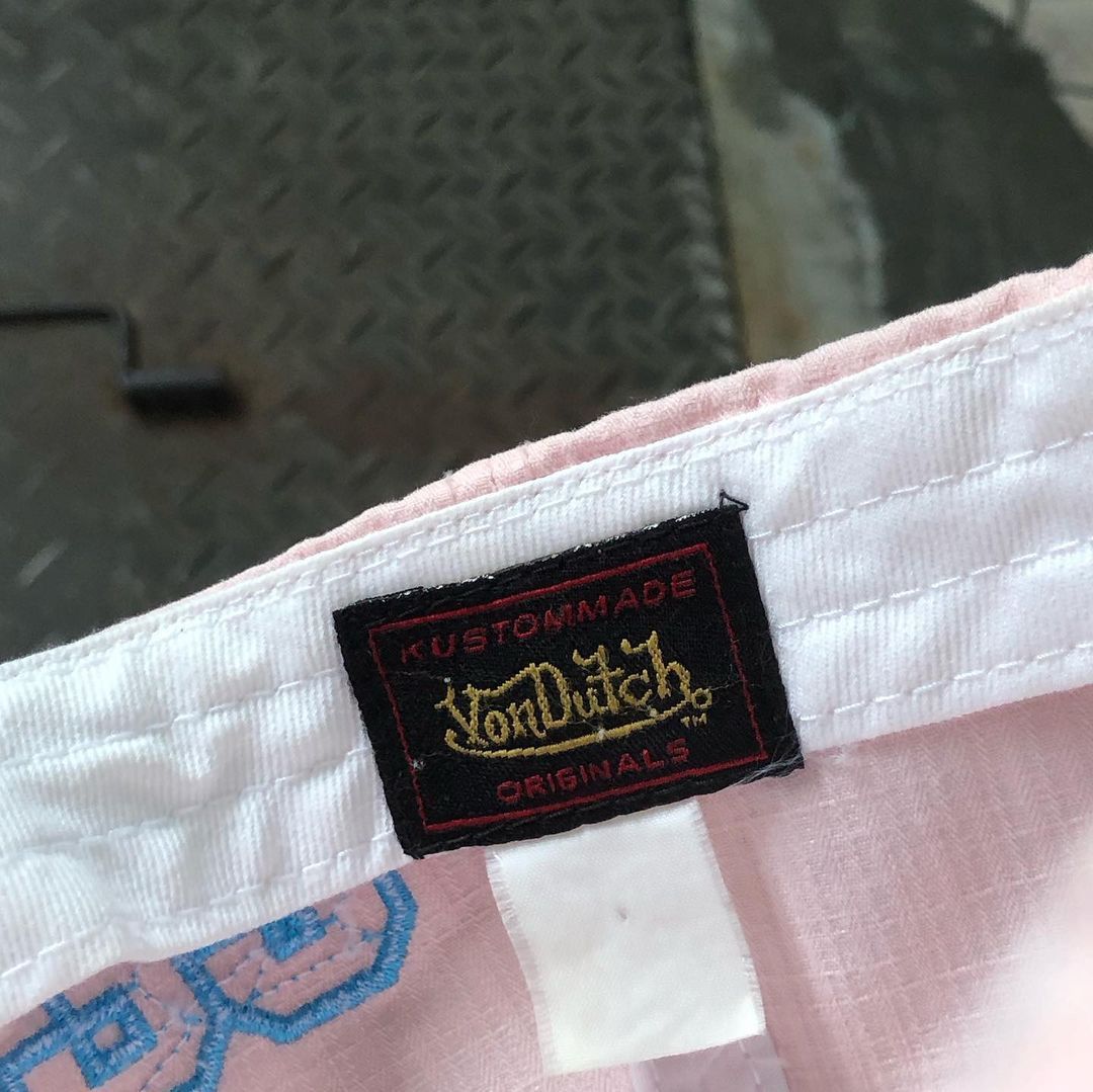 Vintage Vintage Vondutch Eric Bostrom Soft Pink Ripped Distressed Size ONE SIZE - 9 Thumbnail
