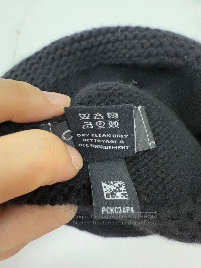 Chanel Chanel Black Knit Beanie with Logo. Size ONE SIZE - 5 Thumbnail