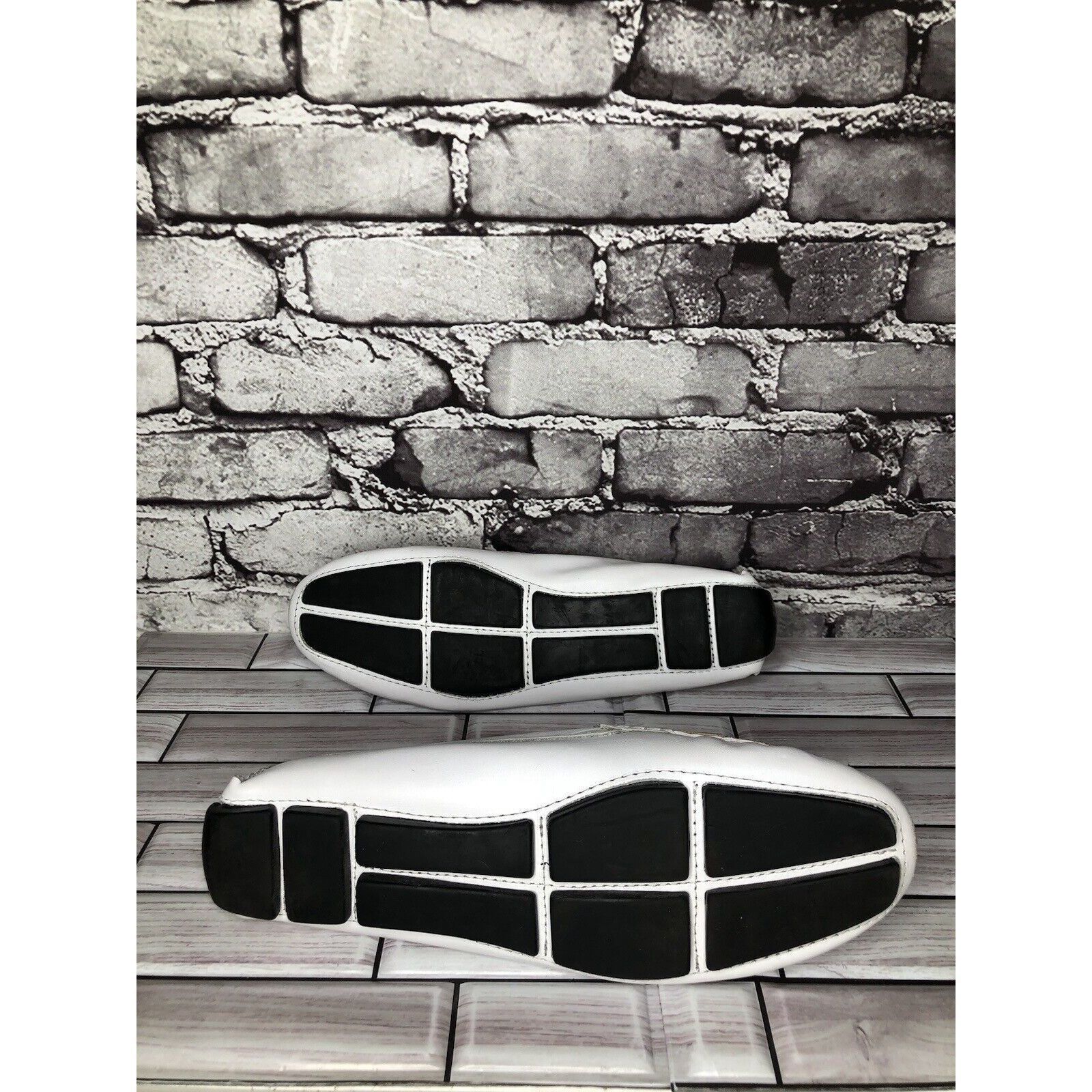 Massimo Matteo Massimo Matteo Firenze White Leather Driving Moccasins Flats Size US 10 / IT 40 - 15 Thumbnail