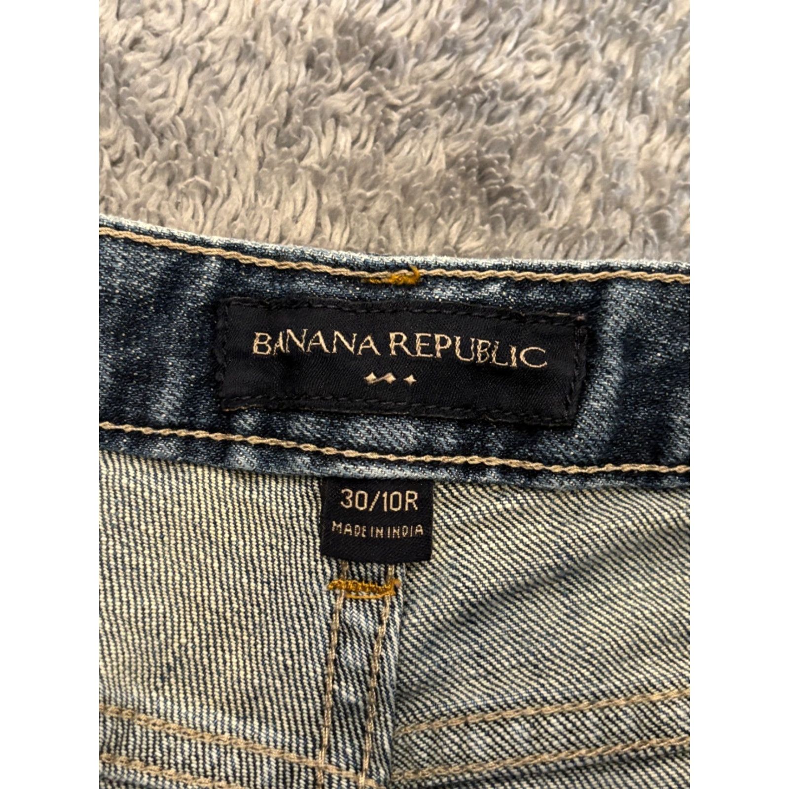 Banana Republic Banana Republic Jeans Womens 30/10R Blue Denim Dark Wash Straight Casual Size 30" / US 8 / IT 44 - 2 Thumbnail