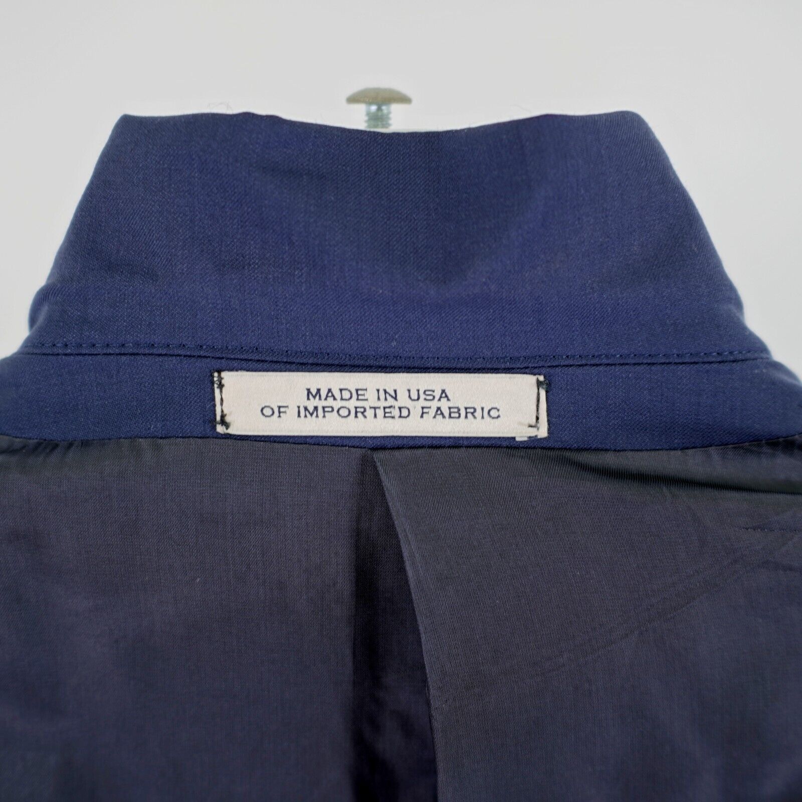 Joseph Abboud Joseph Abboud Marzotto 120s Wool Twill Blue 38S / Slim 40S B Size 38S - 13 Thumbnail