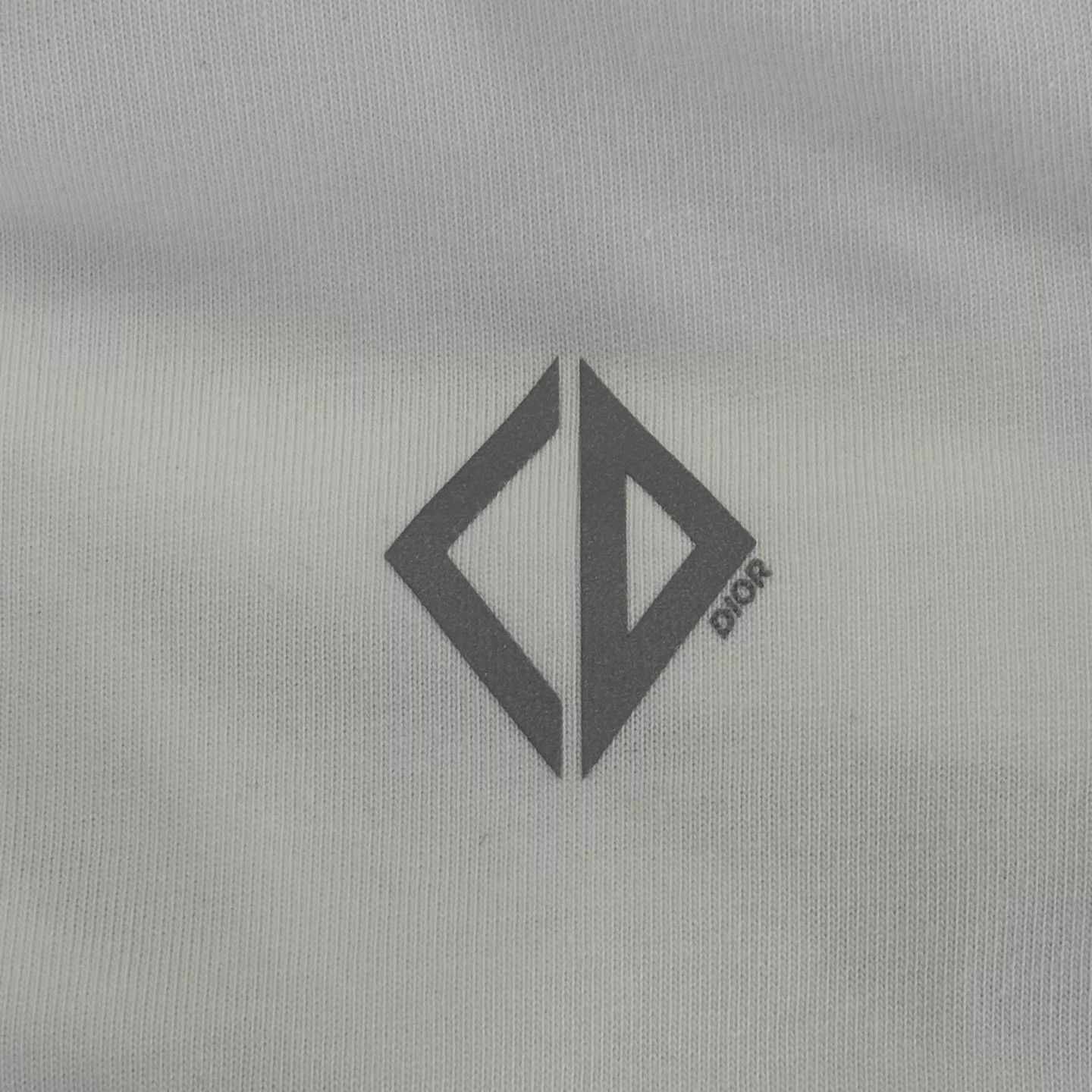 Dior DIOR CD Logo 3M Reflective Crewneck Short Sleeve Tee White L Size US L / EU 52-54 / 3 - 7 Thumbnail
