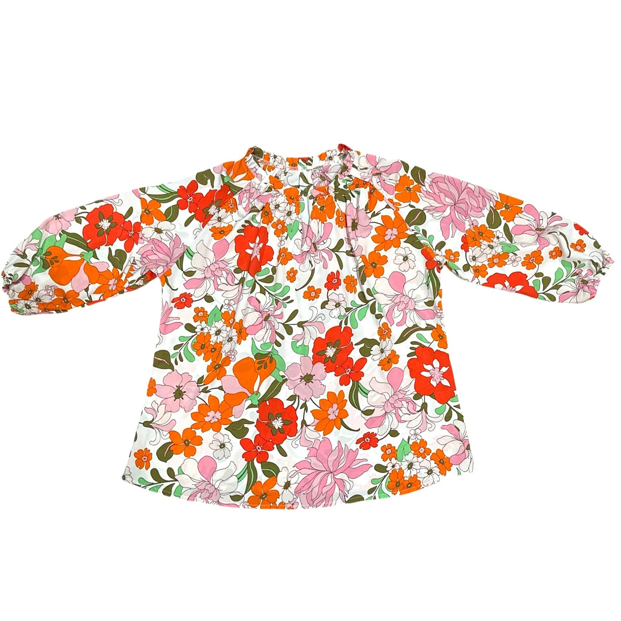 Other CCC Sheer Lightweight V Neck Floral Print Chiffon Loose Lant Size S / US 4 / IT 40 - 7 Thumbnail