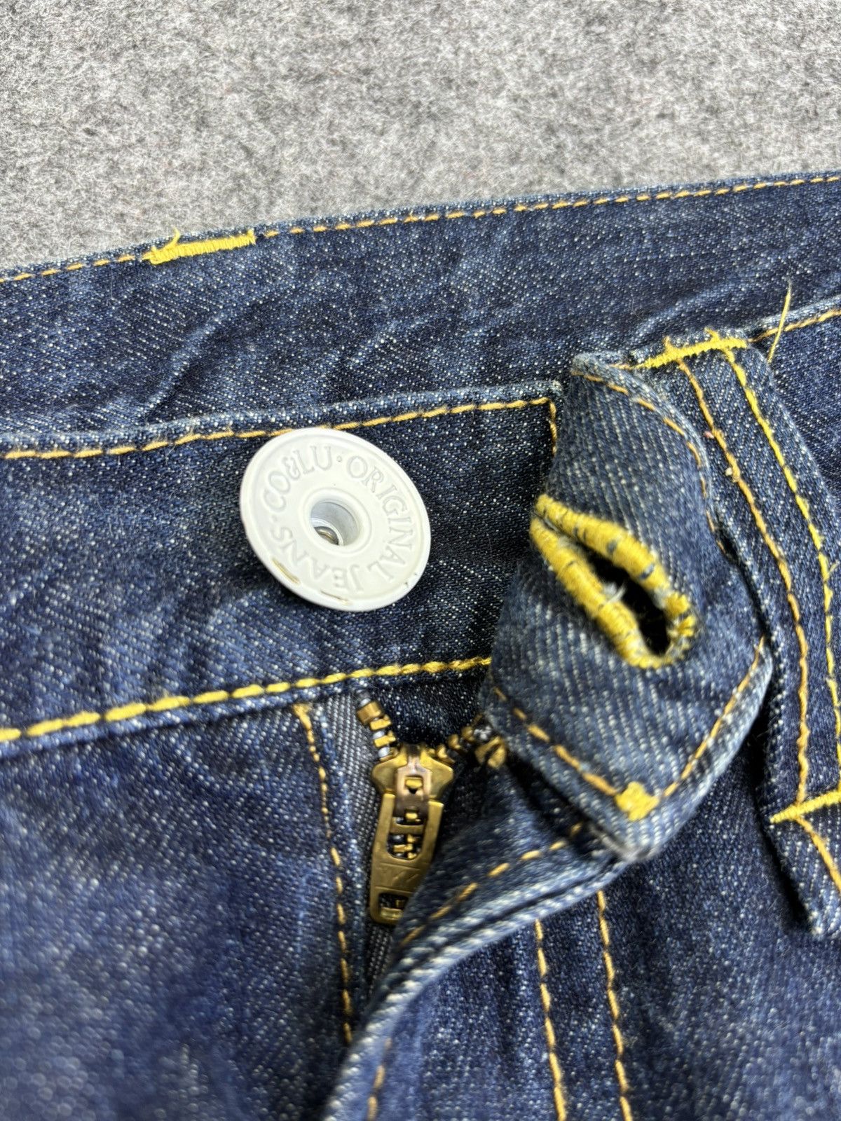 Japanese Brand CO&LU Japan Paisley Print Biker Denim F740 Size US 32 / EU 48 - 12 Thumbnail