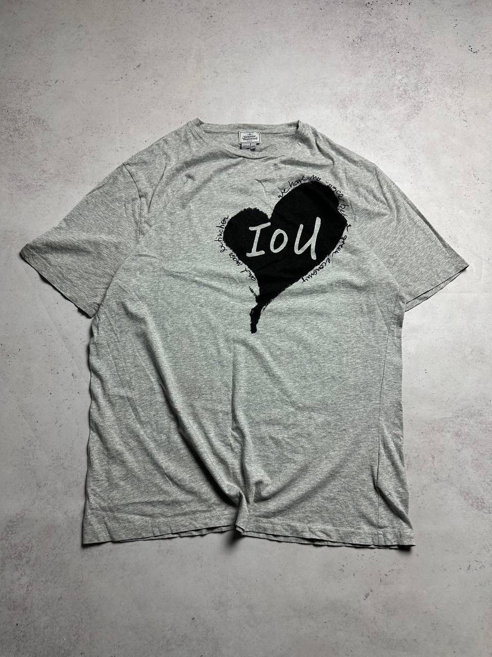 Vintage × Vivienne Westwood Vintage Vivienne Westwood Love You T-shirt Y2K XXl Size US XXL / EU 58 / 5 - 1 Thumbnail