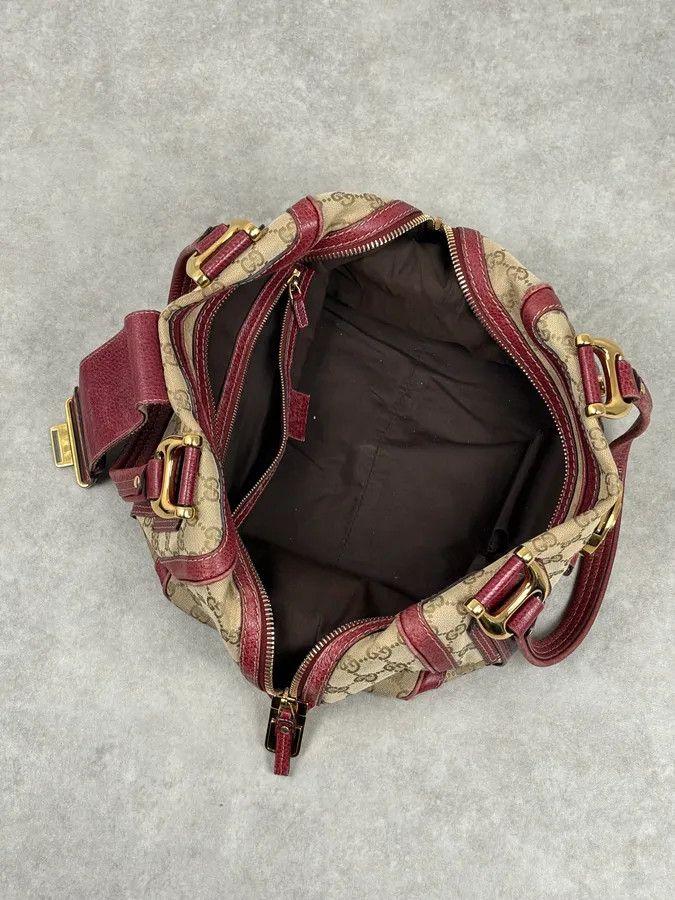 Gucci SS2009 Gucci Red & Beige Monogram Heritage Bag by Frida Giannini Size ONE SIZE - 20 Thumbnail