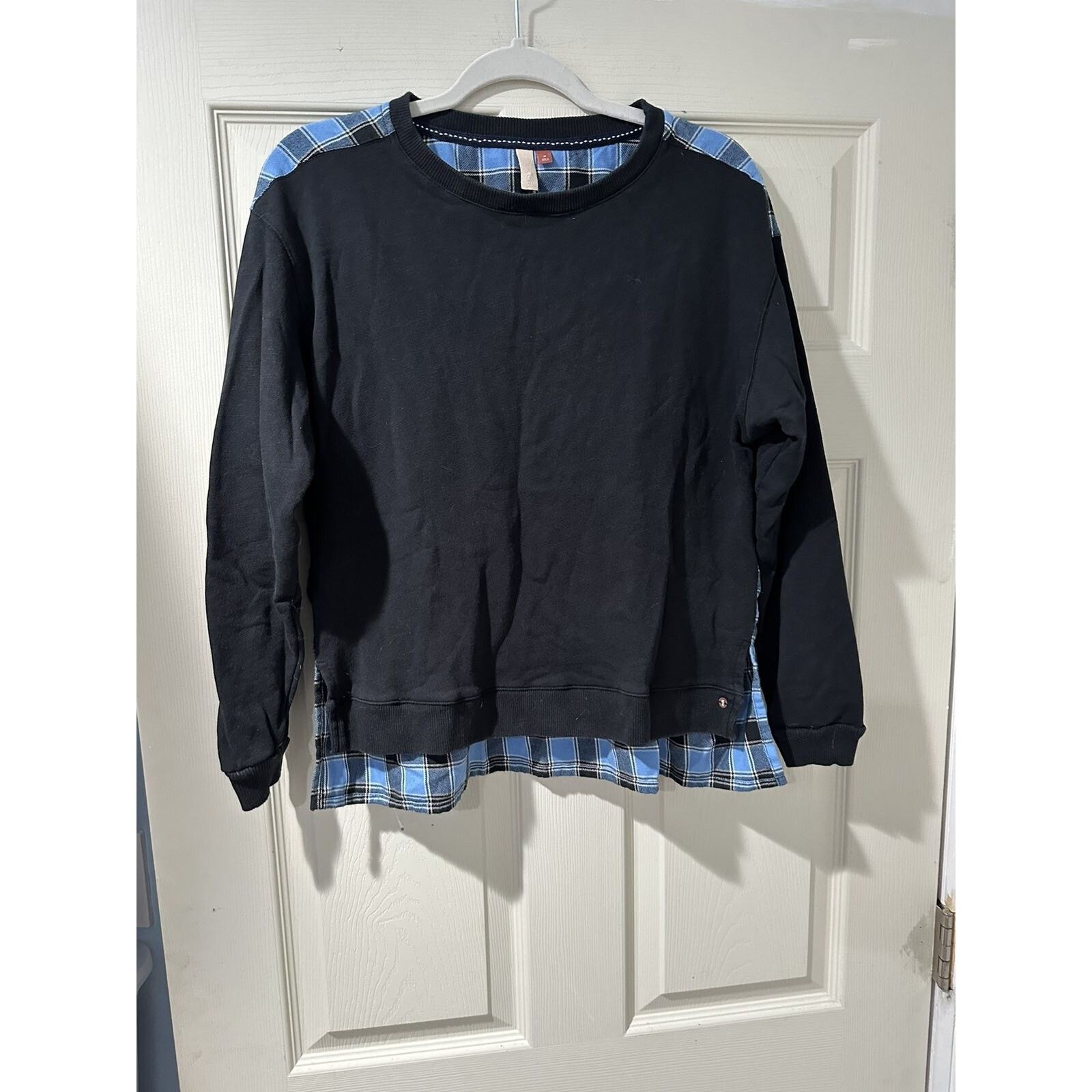 & Other Stories Anthropologie Pilcro Black/Blue Sweatshirt Size M A003304 Size M / US 6-8 / IT 42-44 - 5 Thumbnail