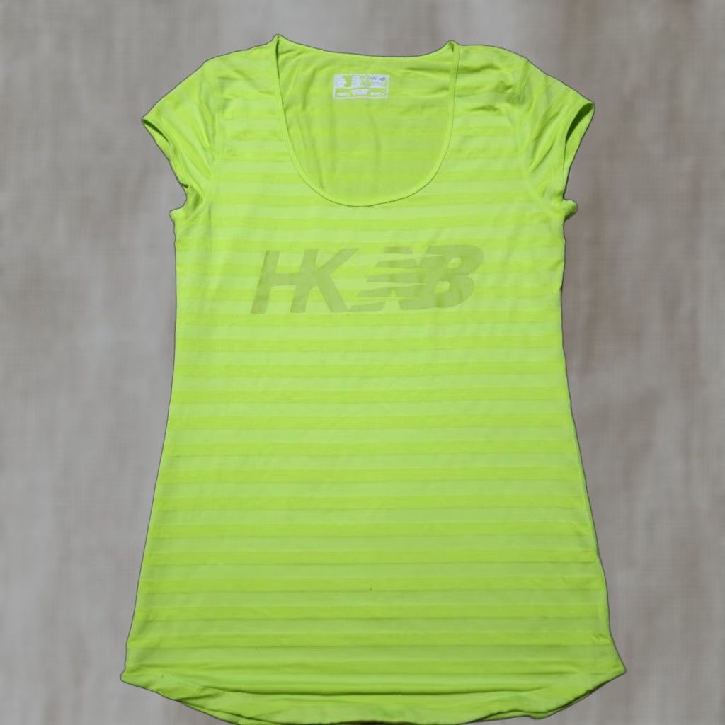 New Balance NEW BALANCE Green Yellow Gym Yoga Athletic Exercise Long Tank Top Women's Medium Shirt Female Medium Green Yoga Athletic 90s? Size M / US 6-8 / IT 42-44 - 1 Thumbnail