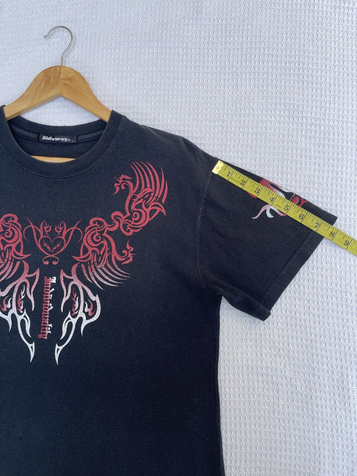 If Six Was Nine Rare🔥Japanese Sideway Individuality Punk Style Tee Size US L / EU 52-54 / 3 - 13 Thumbnail
