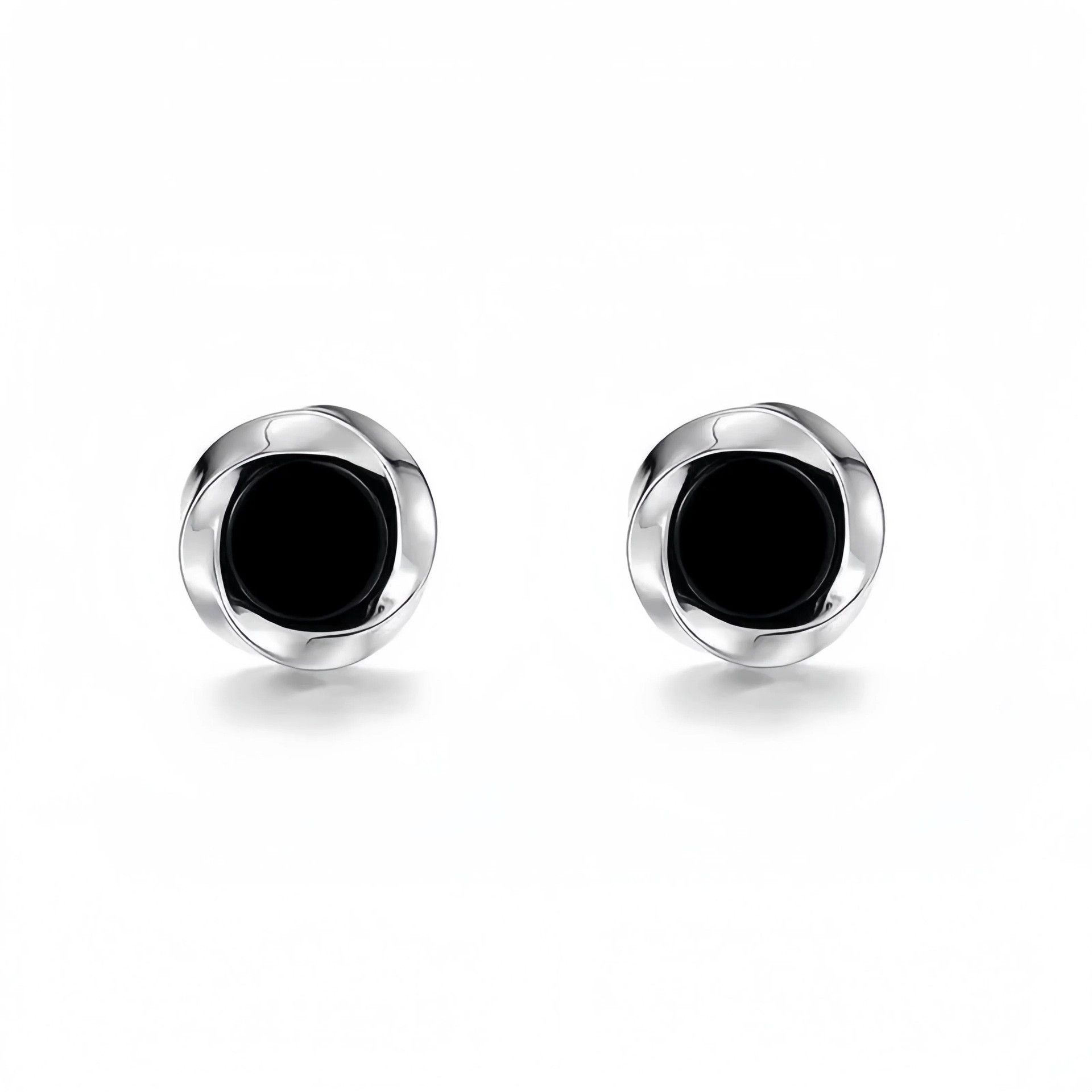 Jewelry Hip-hop Earrings One Pairs Chrome Jewelry Size ONE SIZE - 3 Thumbnail