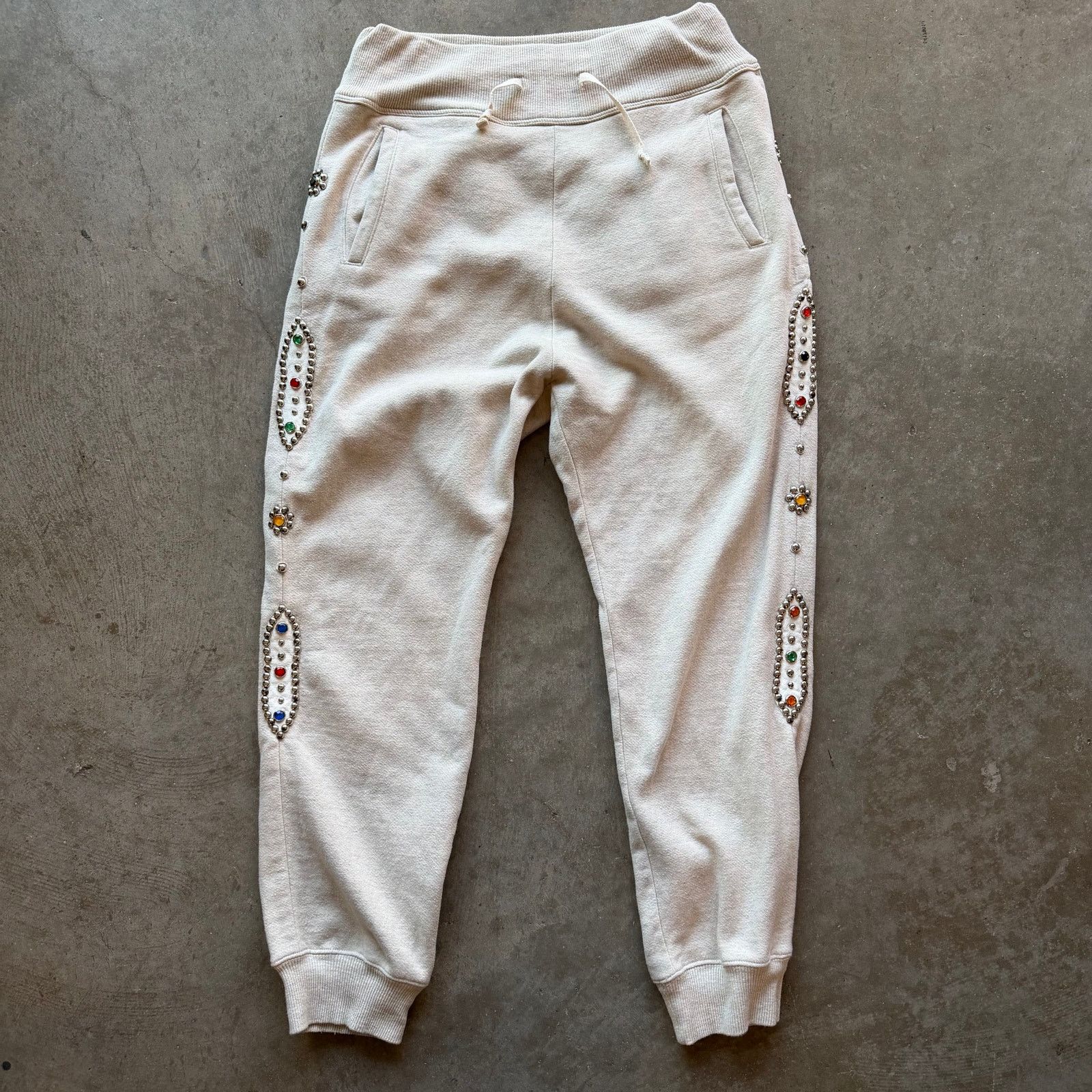 Kapital Kapital Rhinestone Sweatpants Size US 34 / EU 50 - 9 Thumbnail