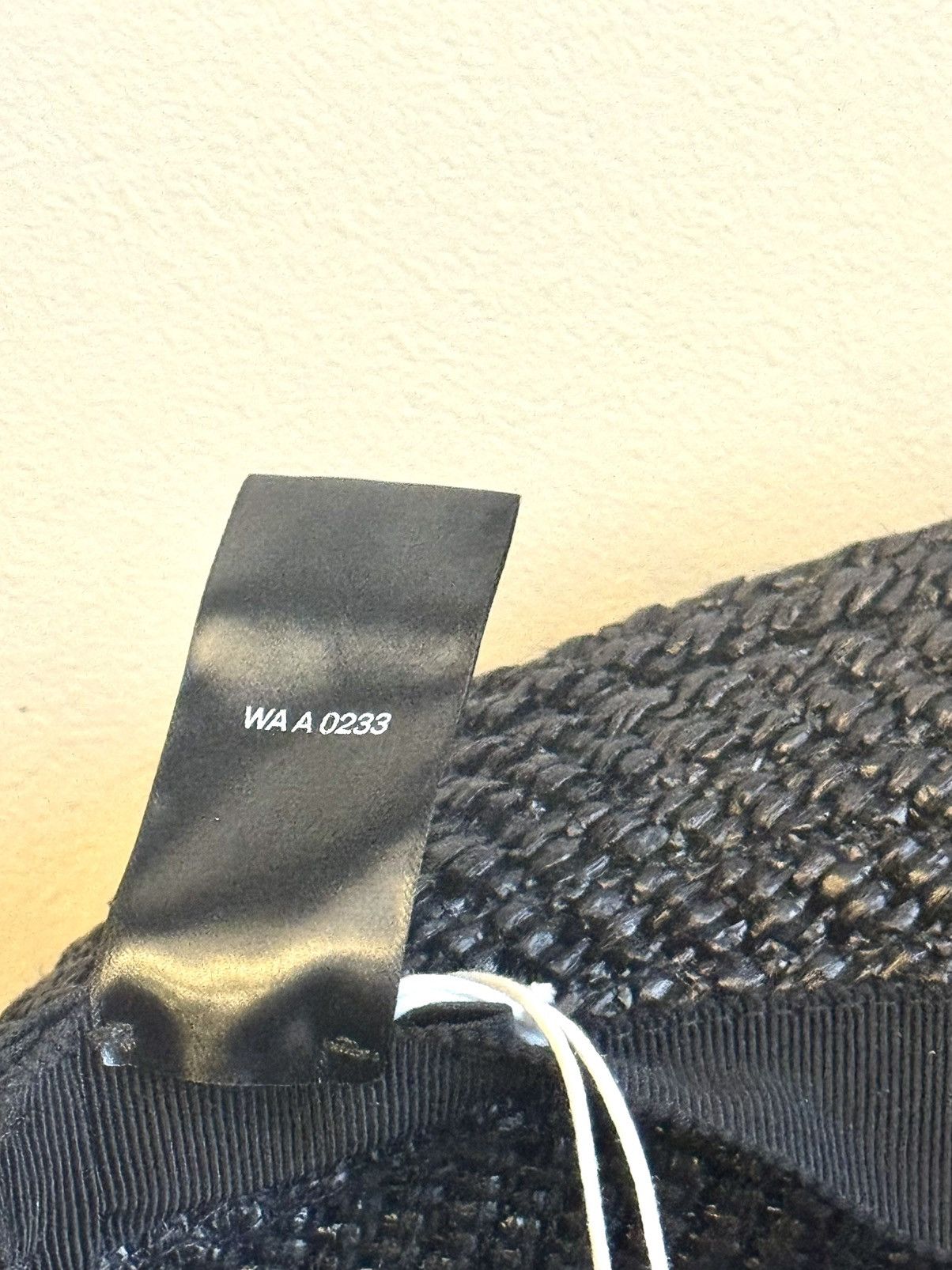 Givenchy givenchy bucket hat in woven black coated paper 57 Size ONE SIZE - 5 Thumbnail