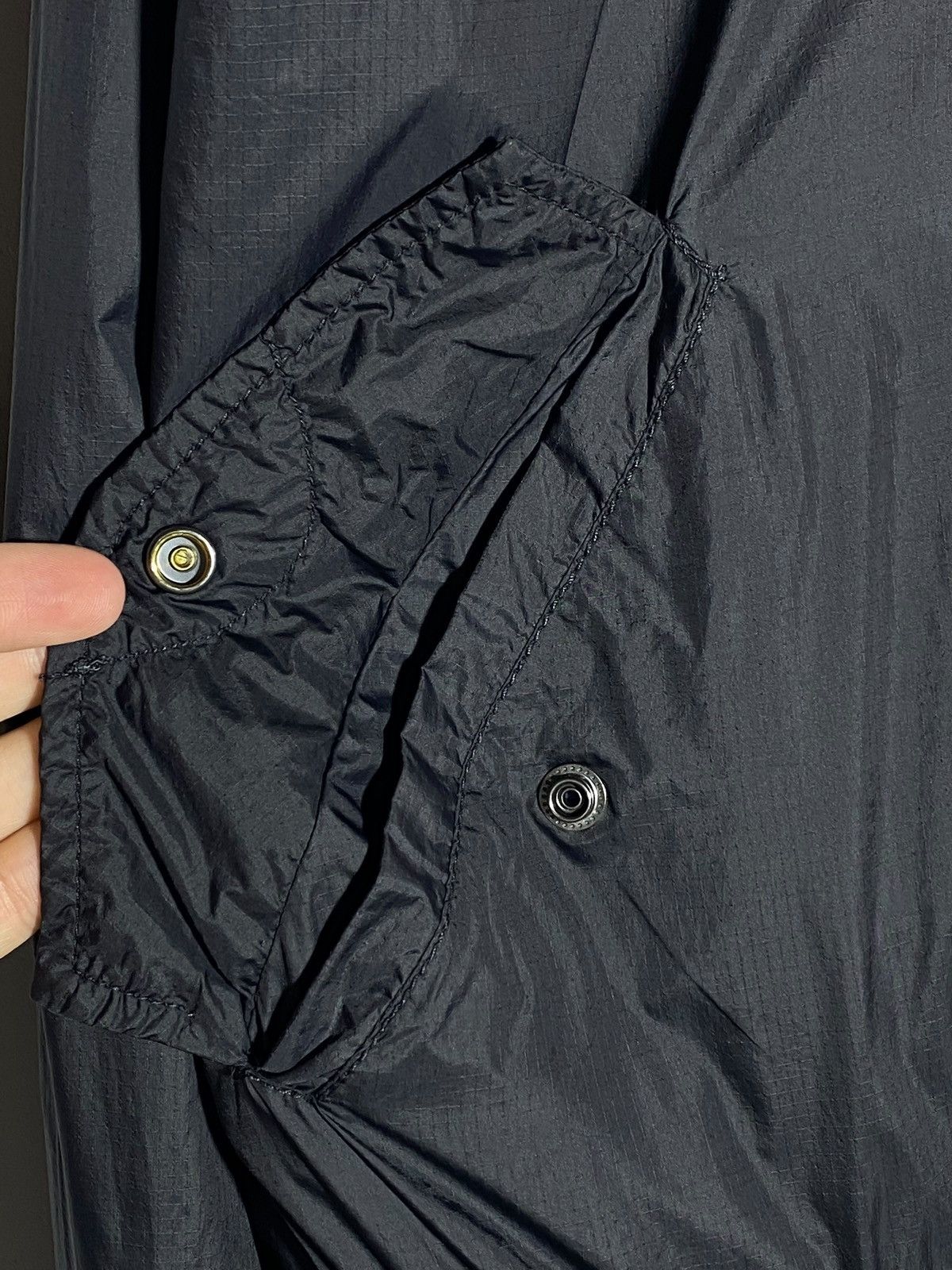 Armani 🔥 Y2K ARMANI JEANS REVERSIBLE NYLON BOMBER MILANO FLEX Size US L / EU 52-54 / 3 - 9 Thumbnail