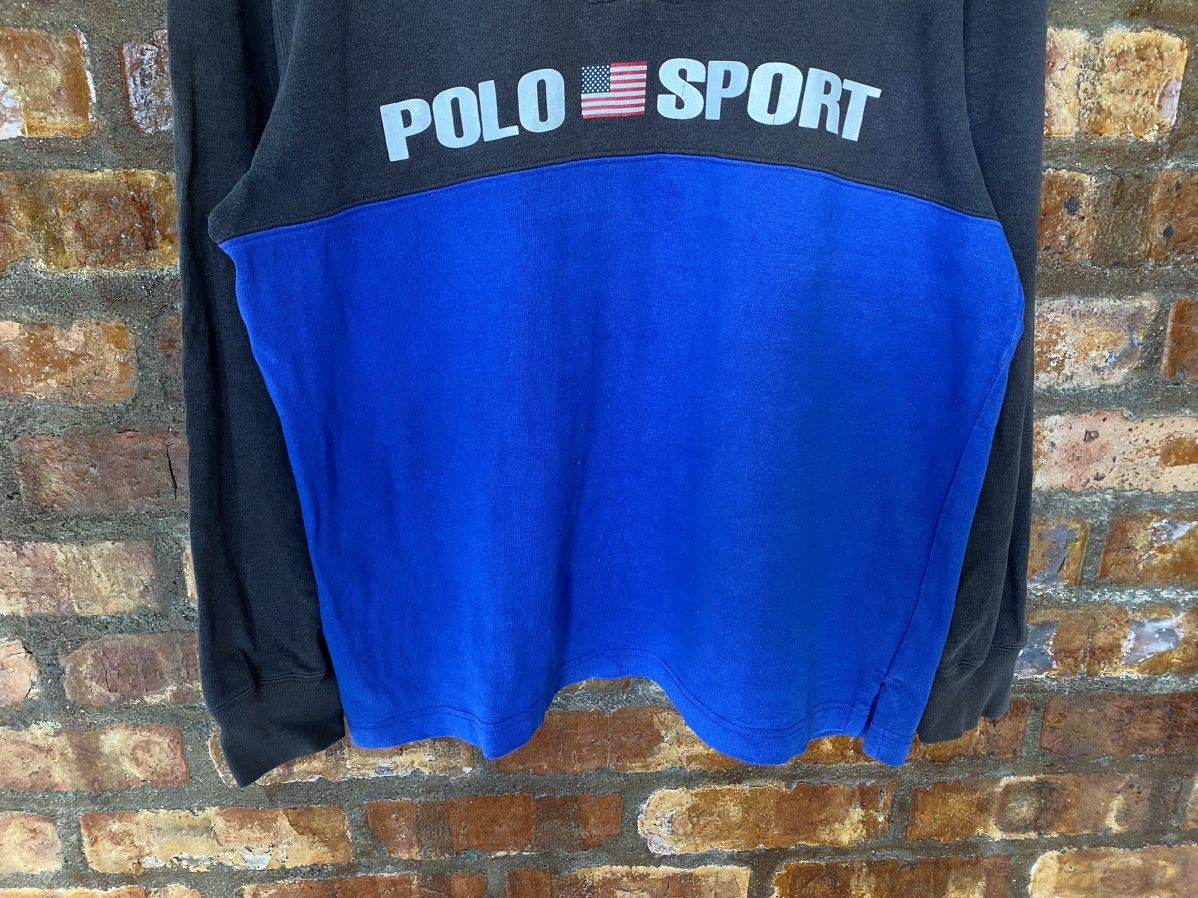Polo Ralph Lauren 1990s Iconic Polo Sport Raglan rugby Size US L / EU 52-54 / 3 - 4 Thumbnail