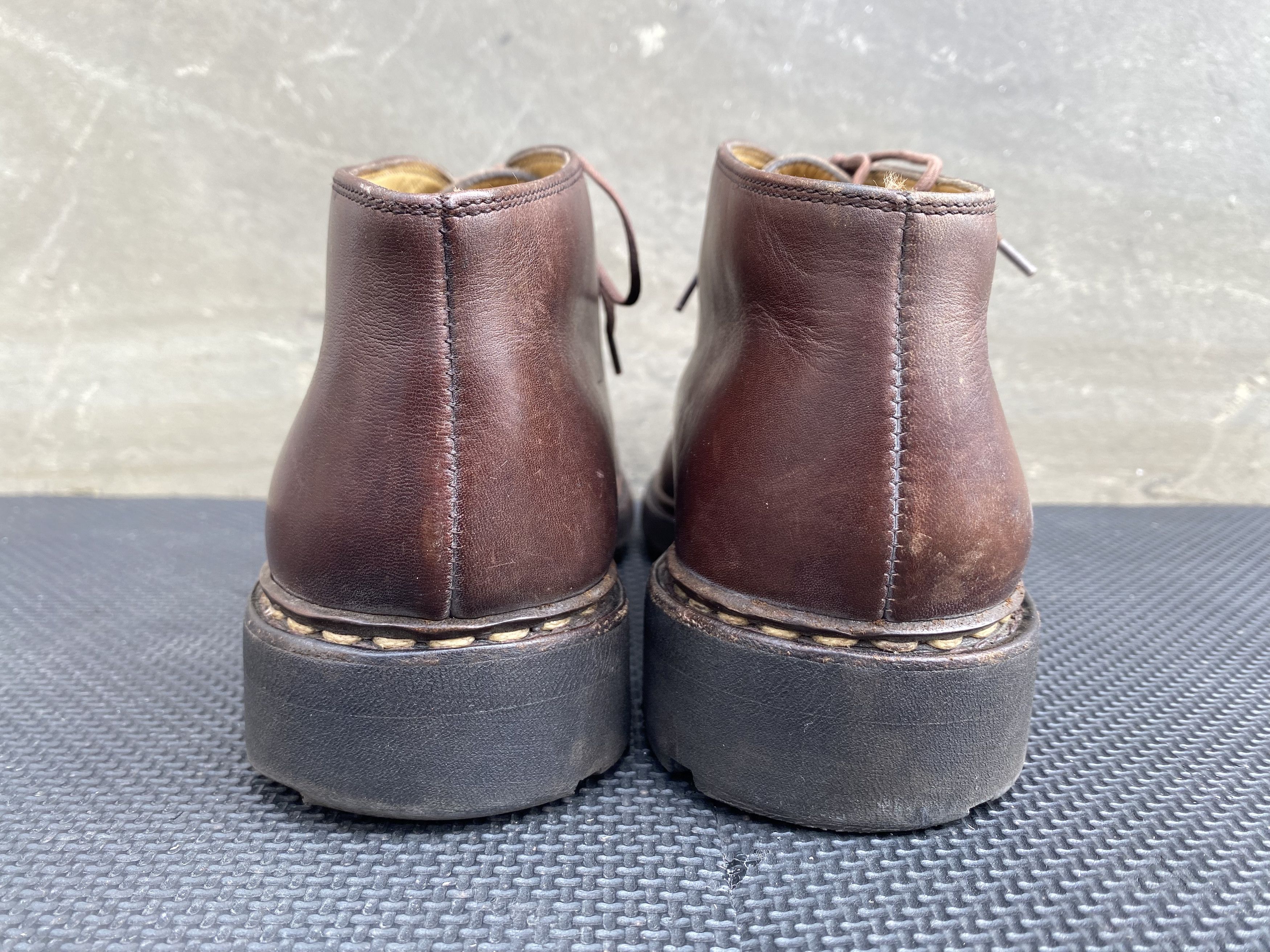 Paraboot Paraboot Ankle Boots Men's Brown Leather Michael Shoes Size US 8 / EU 41 - 9 Thumbnail