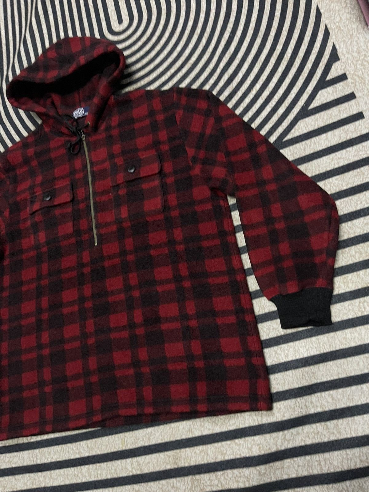 Polo Ralph Lauren 90s POLO RALPH LAUREN ANORAK HALF ZIPPER FLEECE HOODIE Size US L / EU 52-54 / 3 - 4 Thumbnail