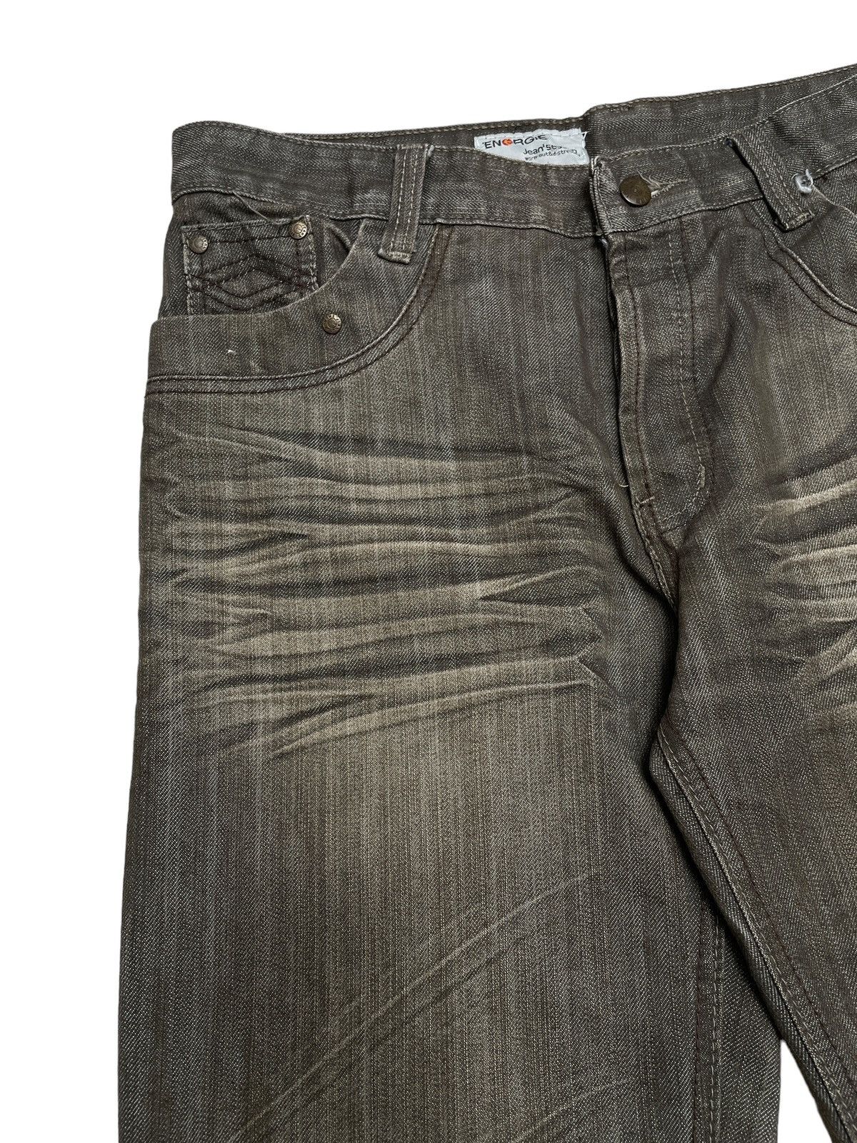 Designer × Energie × If Six Was Nine Rare Design Vintage Brand Energie Jeans 2000s Size US 34 / EU 50 - 3 Thumbnail