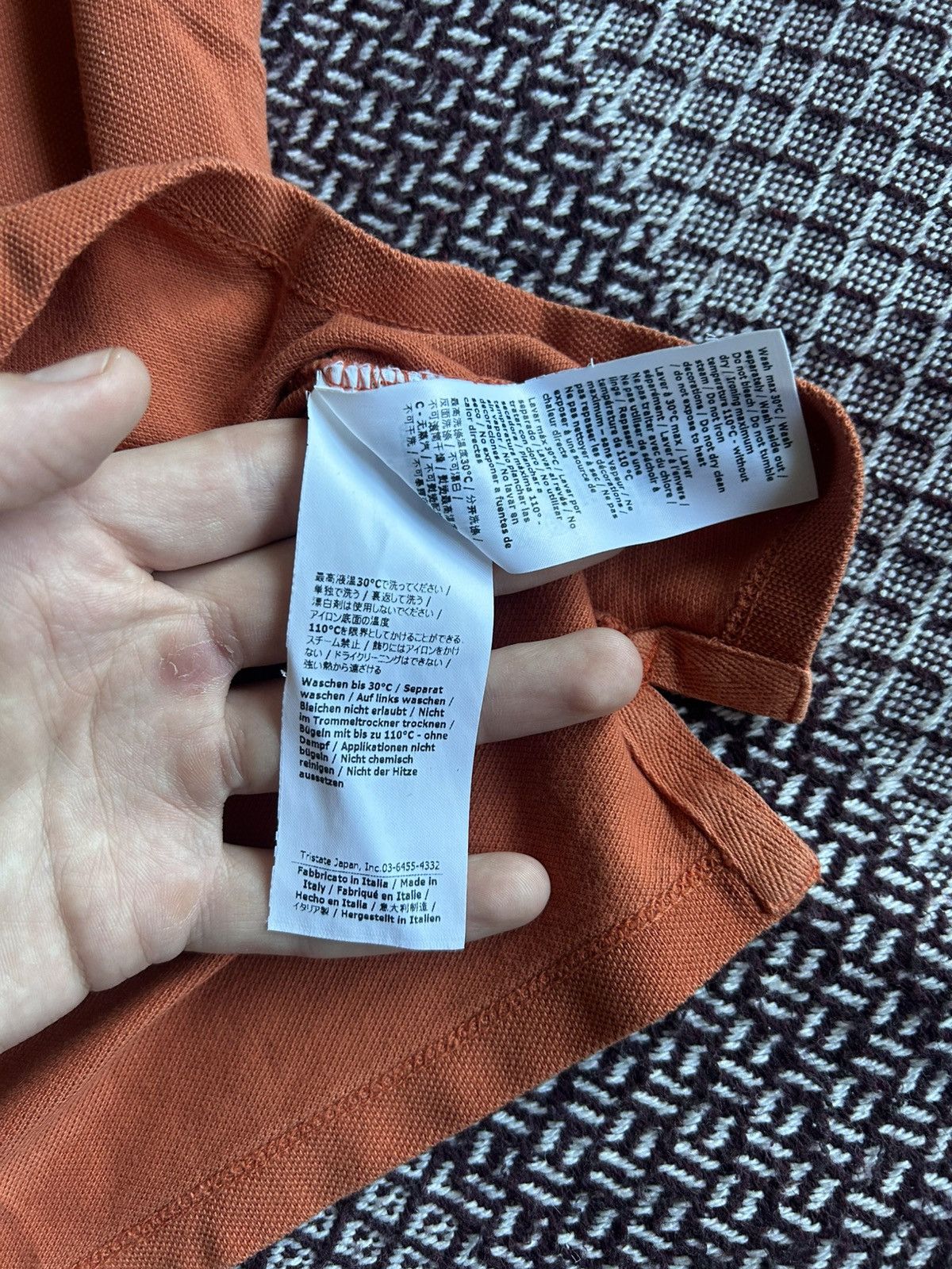 C.P. Company × Vintage Vintage C.P. Company Polo Tee T-shirt Orange Small Logo Size US XL / EU 56 / 4 - 8 Thumbnail
