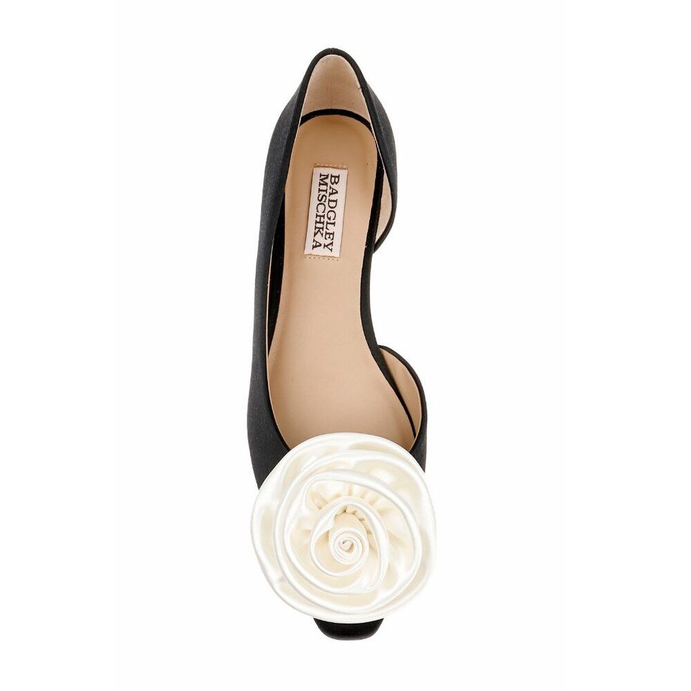 Badgley Mischka New Badgley Mischka Jana d'Orsay Black Flats Size 7 Size US 7 / IT 37 - 3 Thumbnail