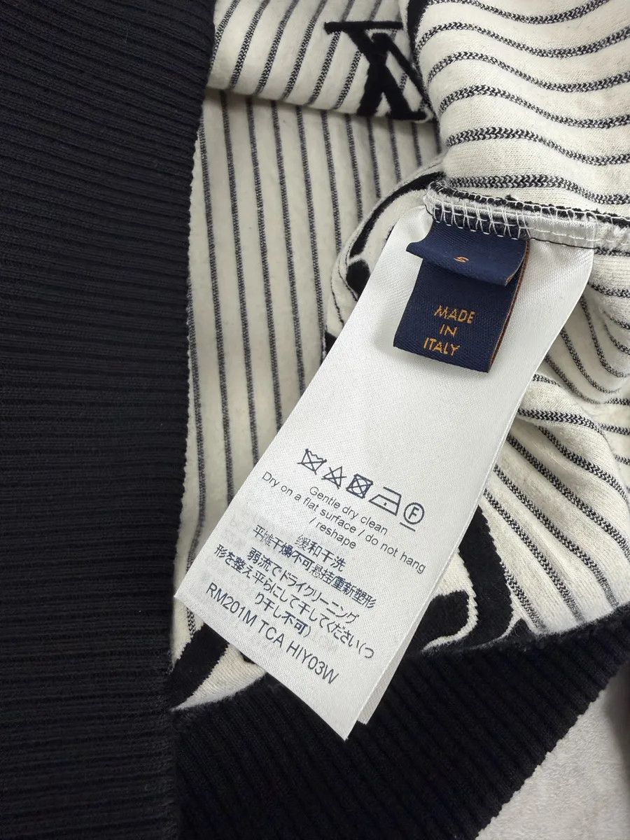 Louis Vuitton 2020 Louis Vuitton Cable 3D Jail Logo Black & White Sweater Size US S / EU 44-46 / 1 - 9 Thumbnail