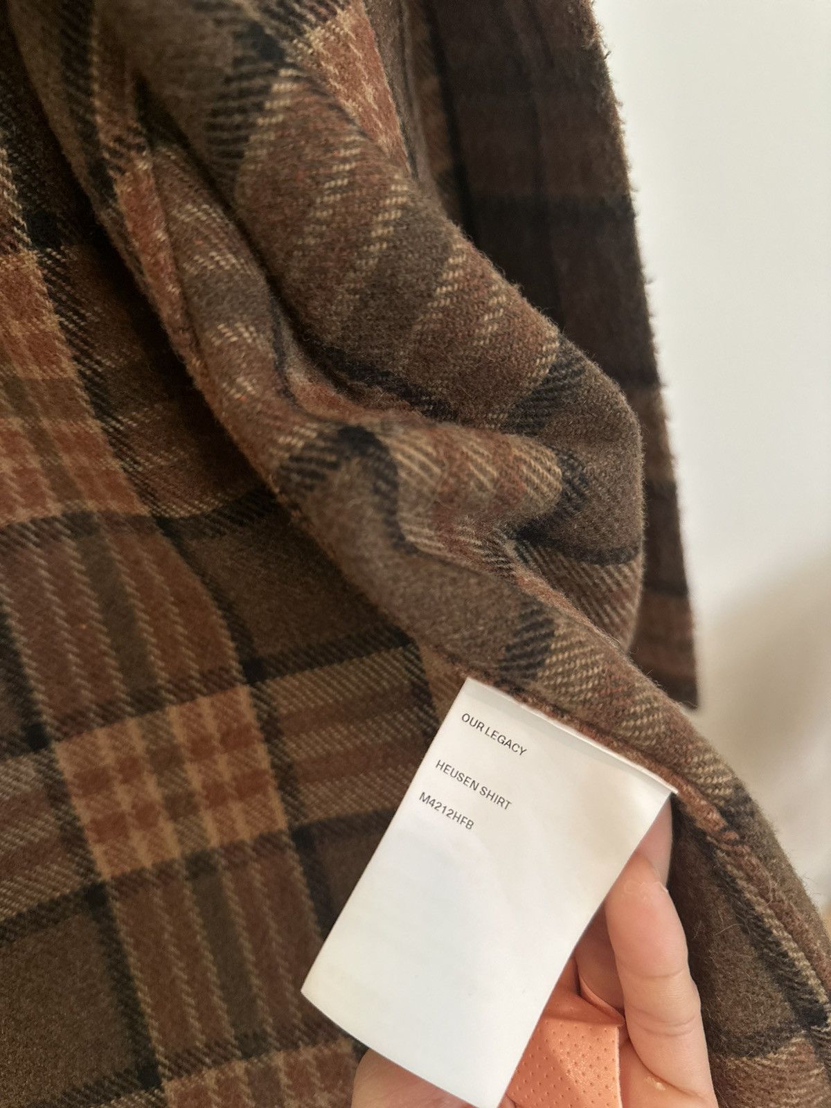 Our Legacy Our legacy fox check heusen shirt Size US S / EU 44-46 / 1 - 4 Thumbnail