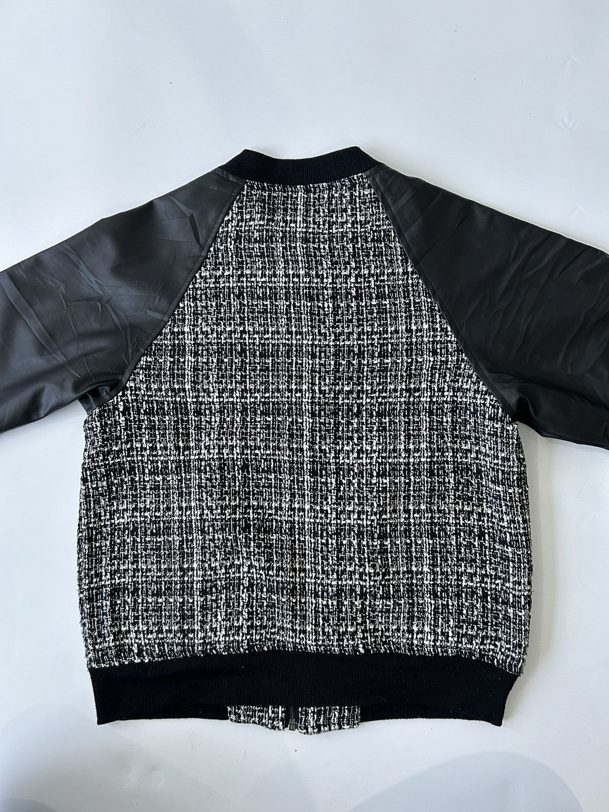 Japanese Brand FAUX LEATHER BOMBER JACKET Size XS / US 0-2 / IT 36-38 - 11 Thumbnail
