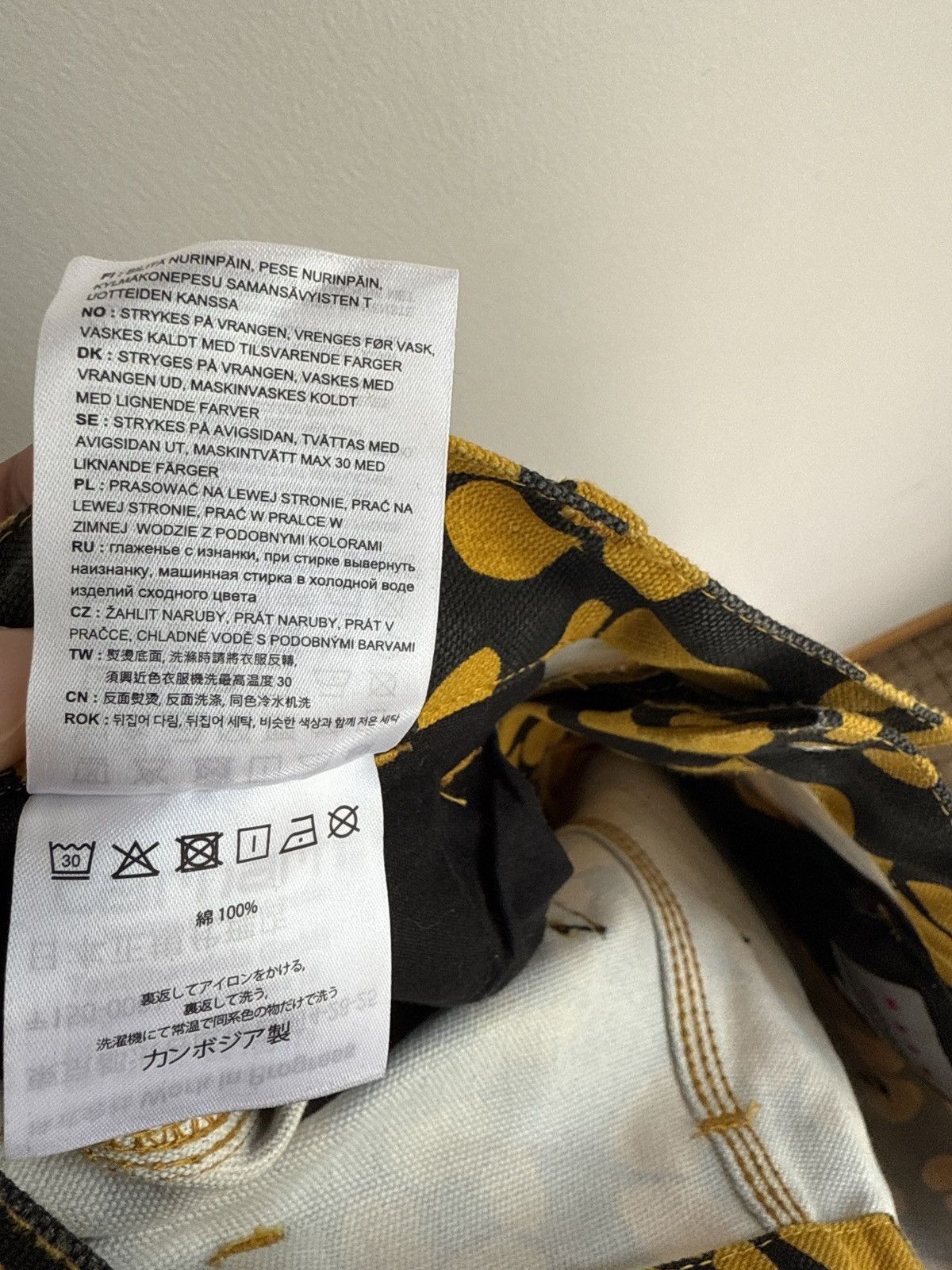 Marni Marni black and yellow floral pants Size US 32 / EU 48 - 10 Thumbnail