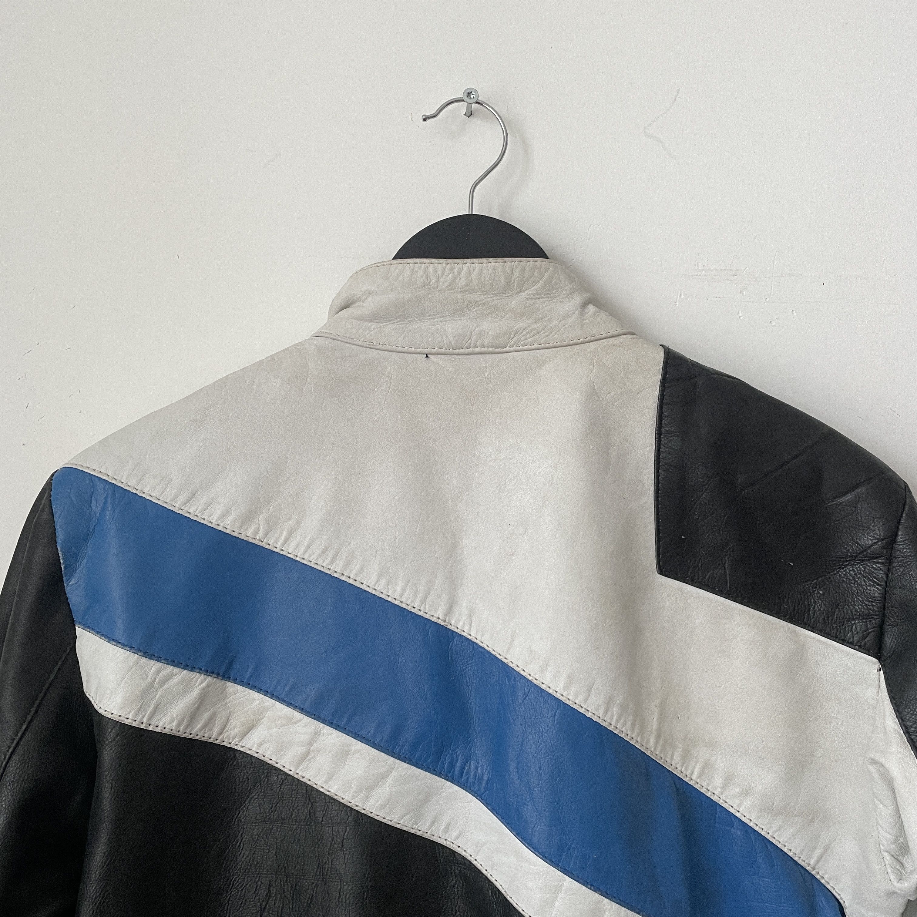 Vintage Vintage Japanese Tokyo Style Racing Leather Jacket Y2K L Size L / US 10 / IT 46 - 7 Thumbnail