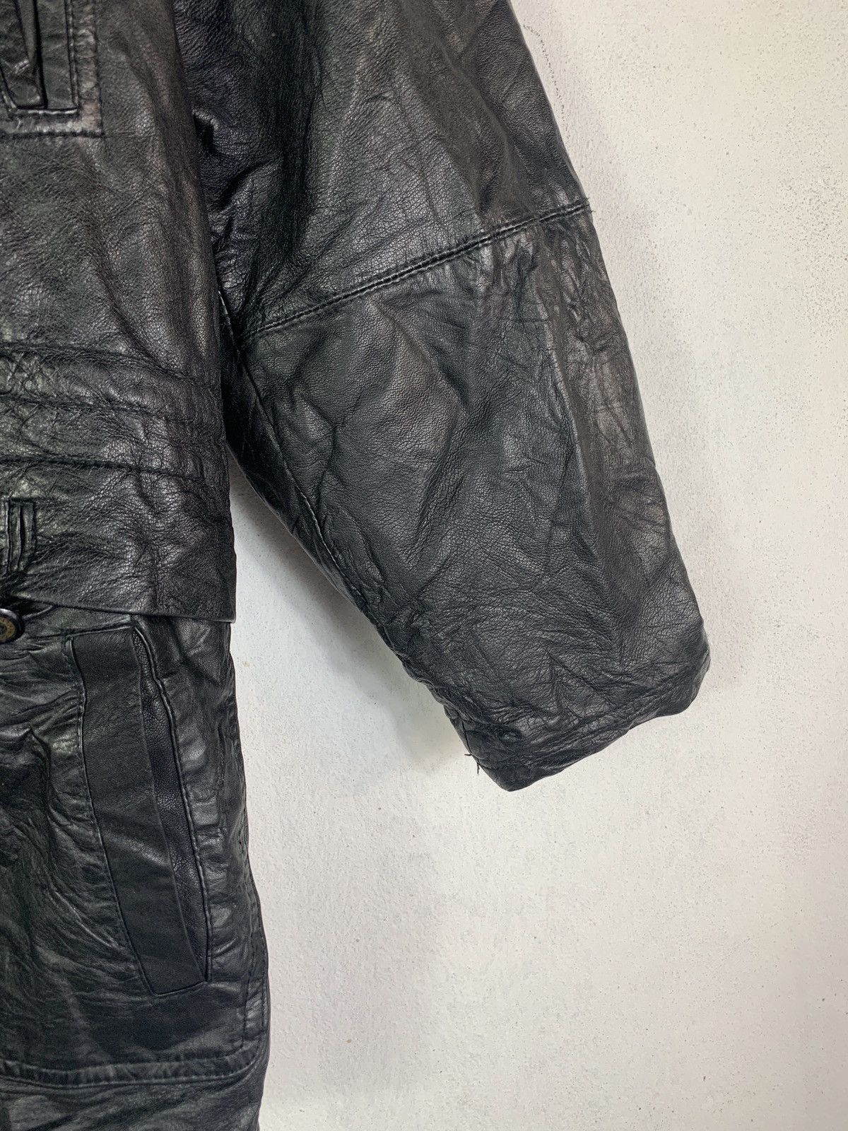 Vintage Vintage Don-Strong Leather Jacket Size US XL / EU 56 / 4 - 10 Thumbnail