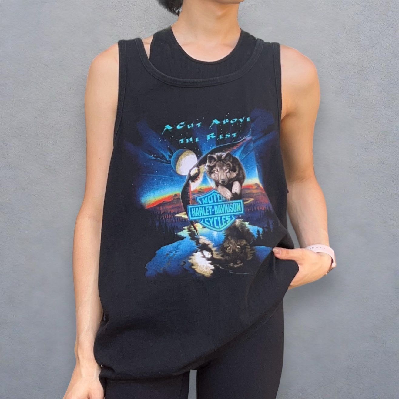 Harley Davidson × Vintage Vintage 1997 Harley Davidson Tank Top Size US L / EU 52-54 / 3 - 1 Thumbnail