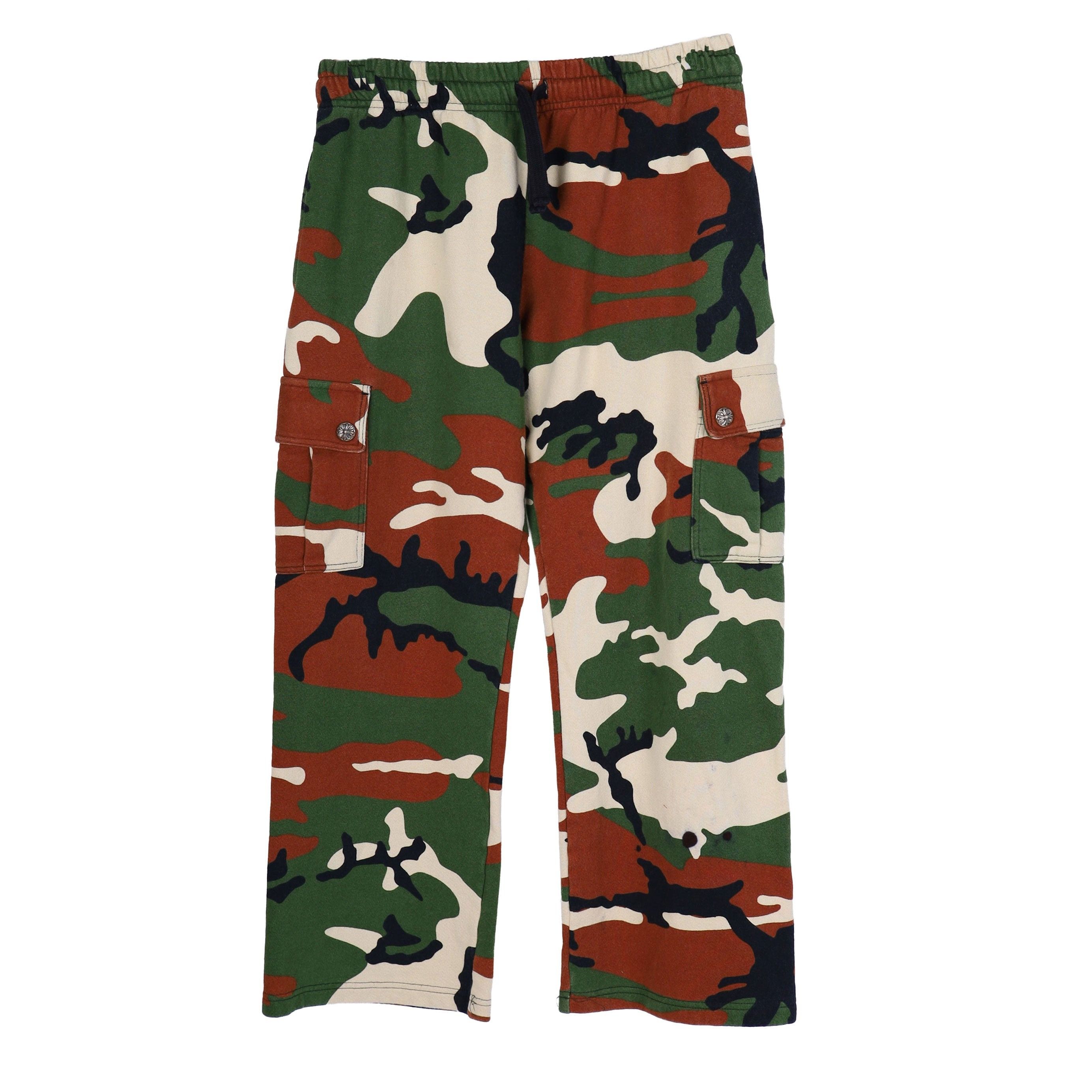 Chrome Hearts CHROME HEARTS MATTY BOY CAMO CHOMPER SWEATPANTS SZ M Size US 32 / EU 48 - 1 Thumbnail