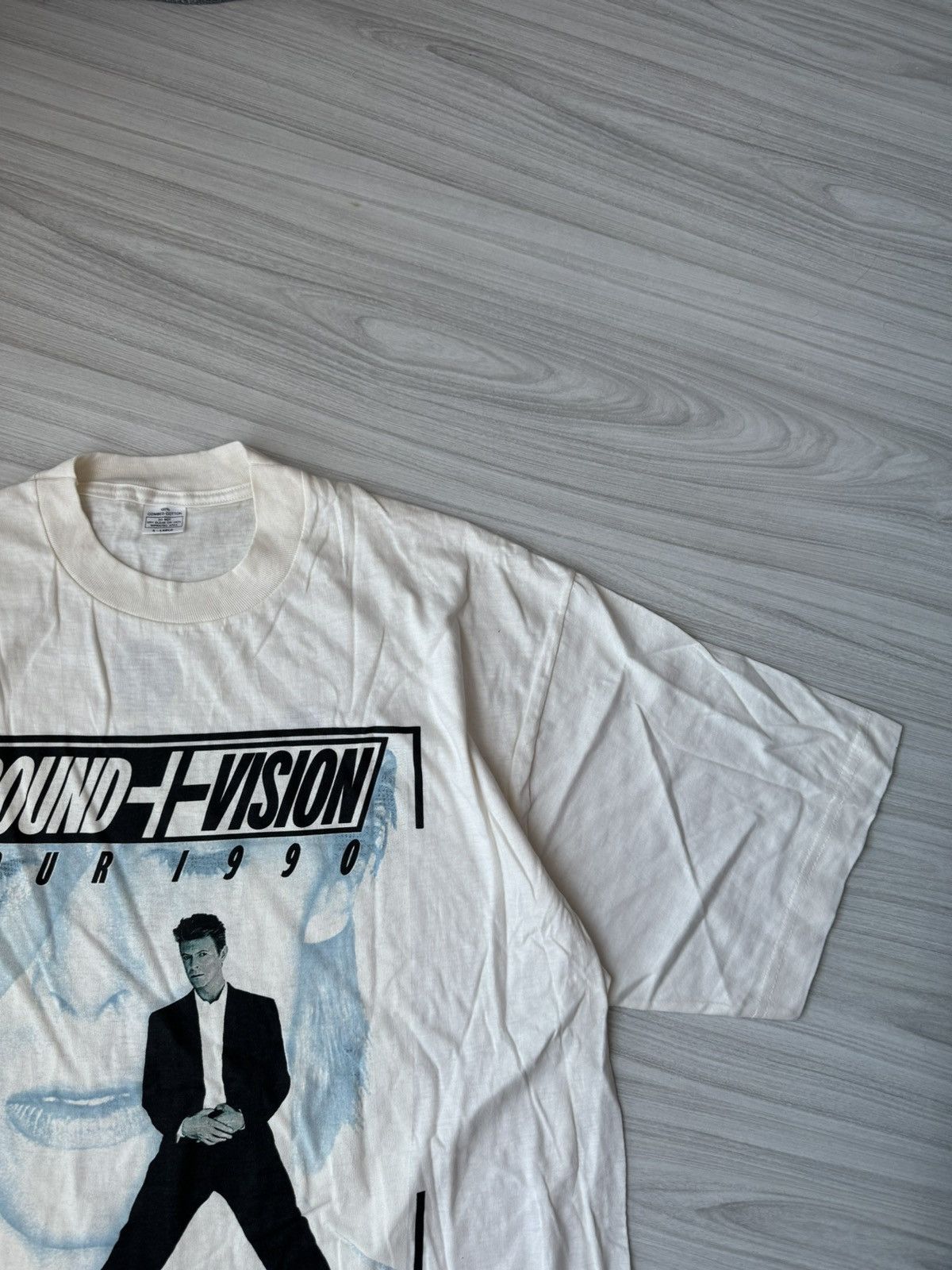 Band Tees × Vintage Vintage 1990 David Bowie Sound Vision Tour Tee Size US XL / EU 56 / 4 - 8 Thumbnail