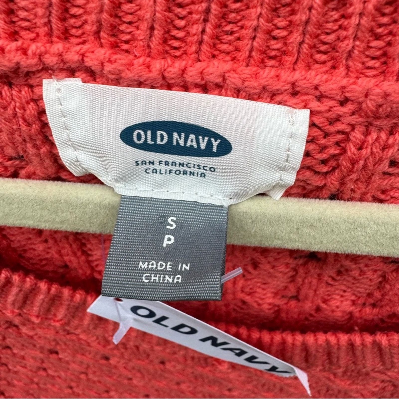 Old Navy NWT New Old Navy Womens Small Cotton Blend Knit Sweater Size S / US 4 / IT 40 - 3 Thumbnail