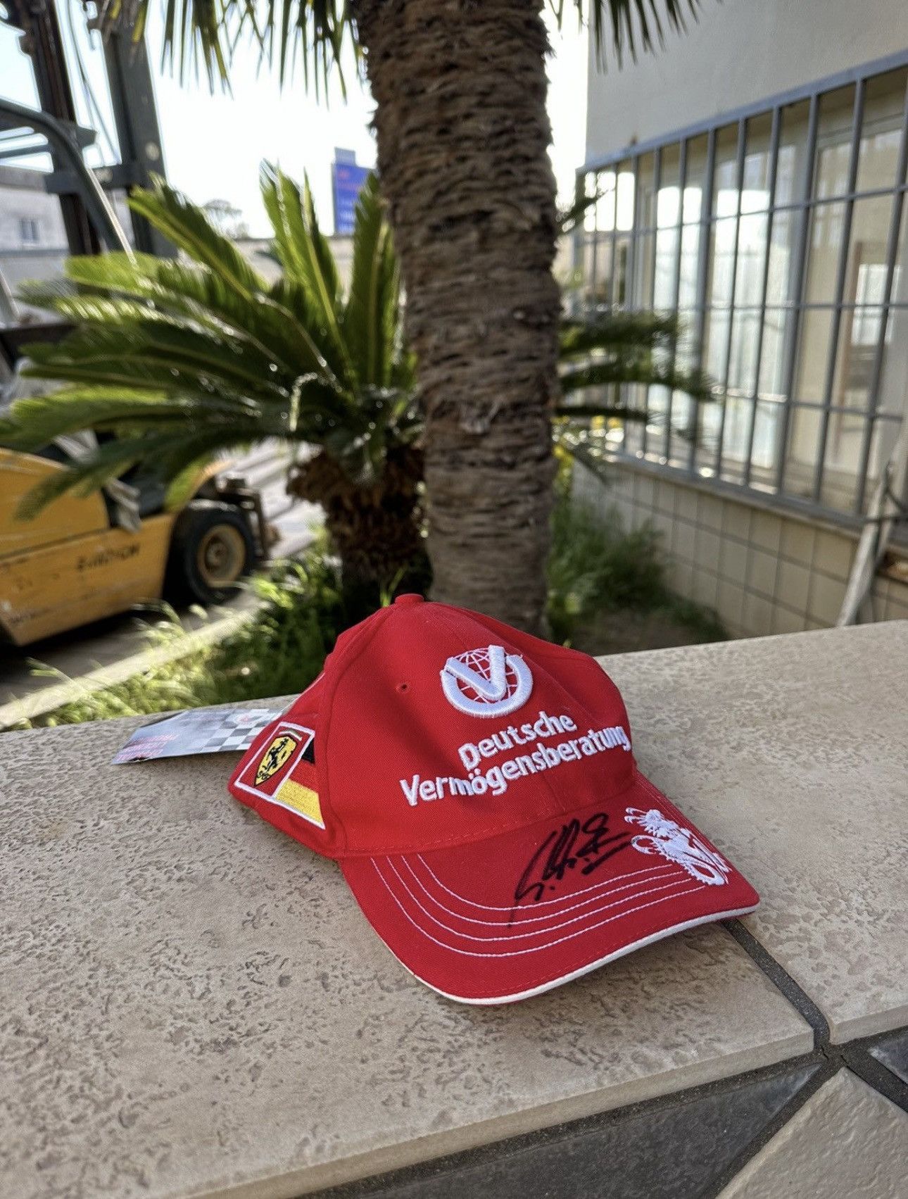 Ferrari × Vintage Ferrari Cap Racing Red Vintage Size ONE SIZE - 1 Thumbnail