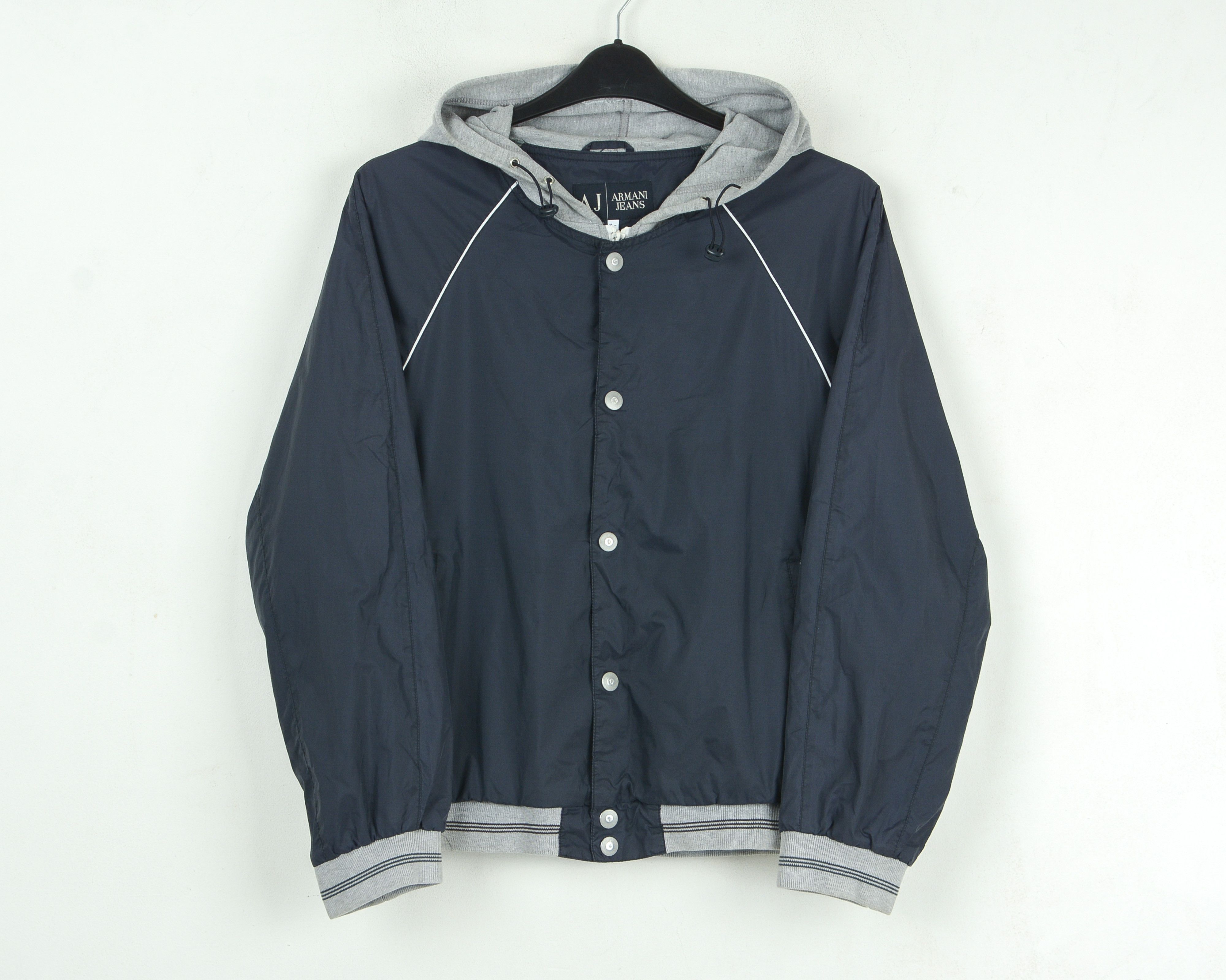 Armani ARMANI JEANS Snap Zip S Bomber Varsity College Jacket Coat Size US S / EU 44-46 / 1 - 1 Thumbnail