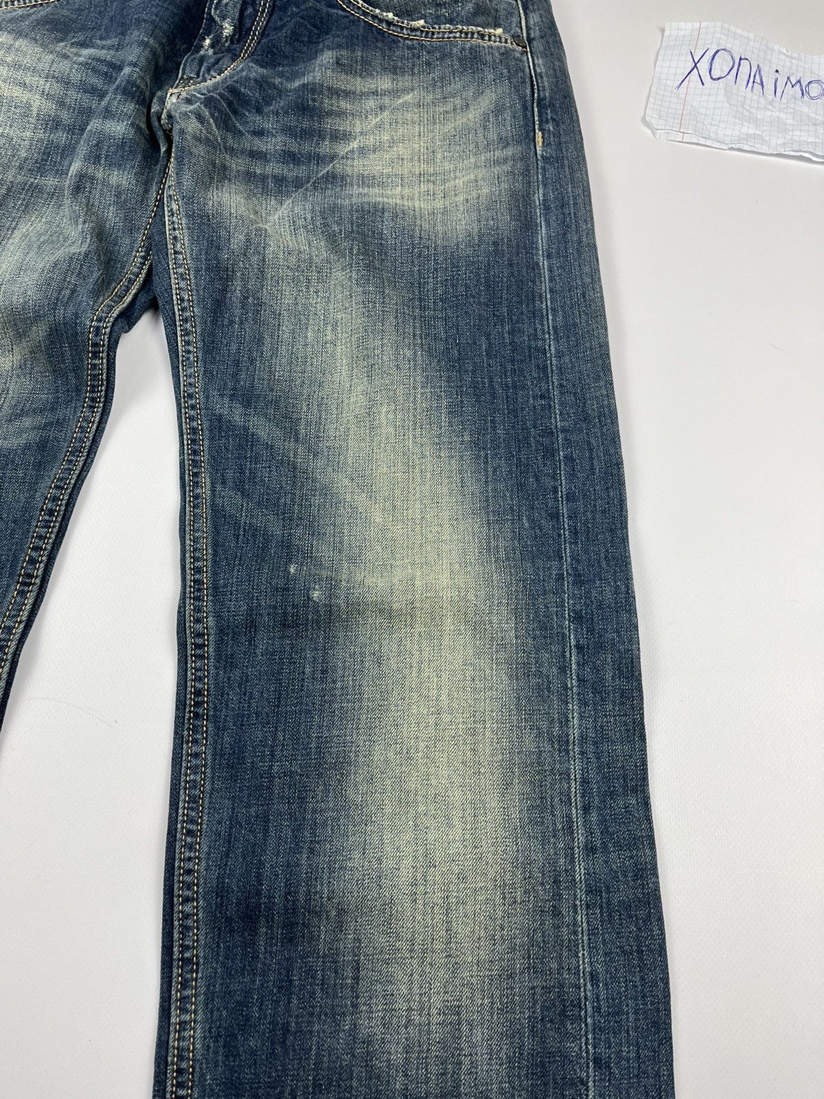 Other Jeans Dirty Pants faded crash denim thrashed y2k distressed Size US 32 / EU 48 - 11 Thumbnail