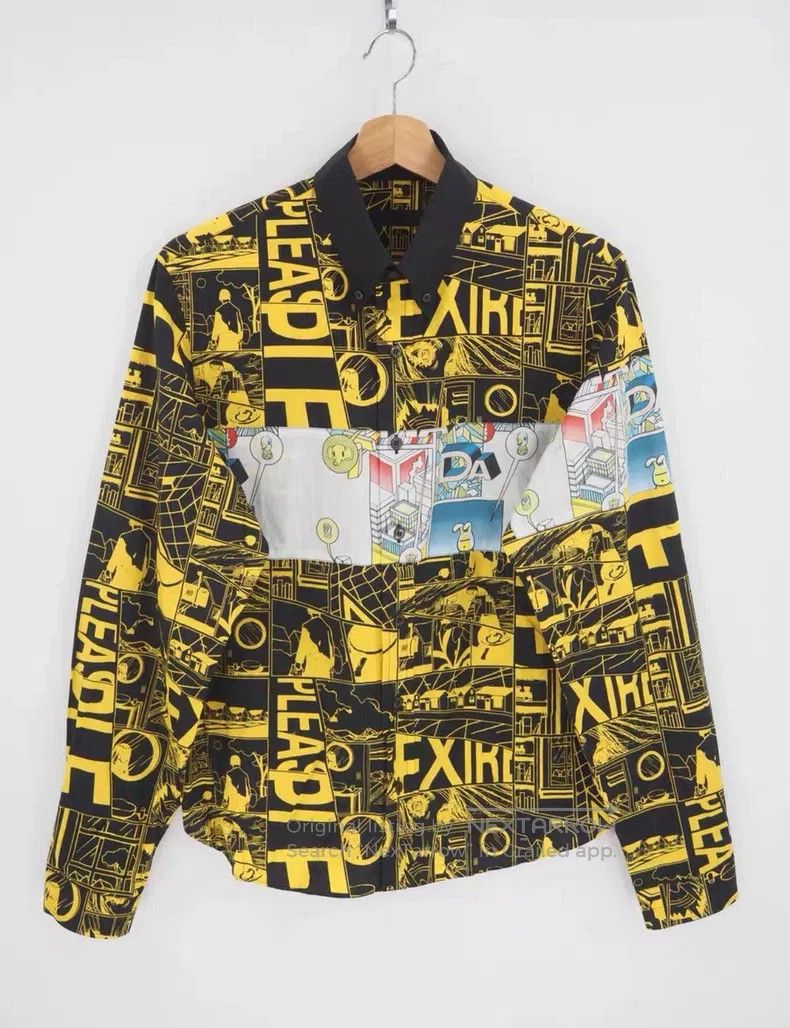 Prada Prada Yellow and black comic shirt Size US M / EU 48-50 / 2 - 1 Thumbnail