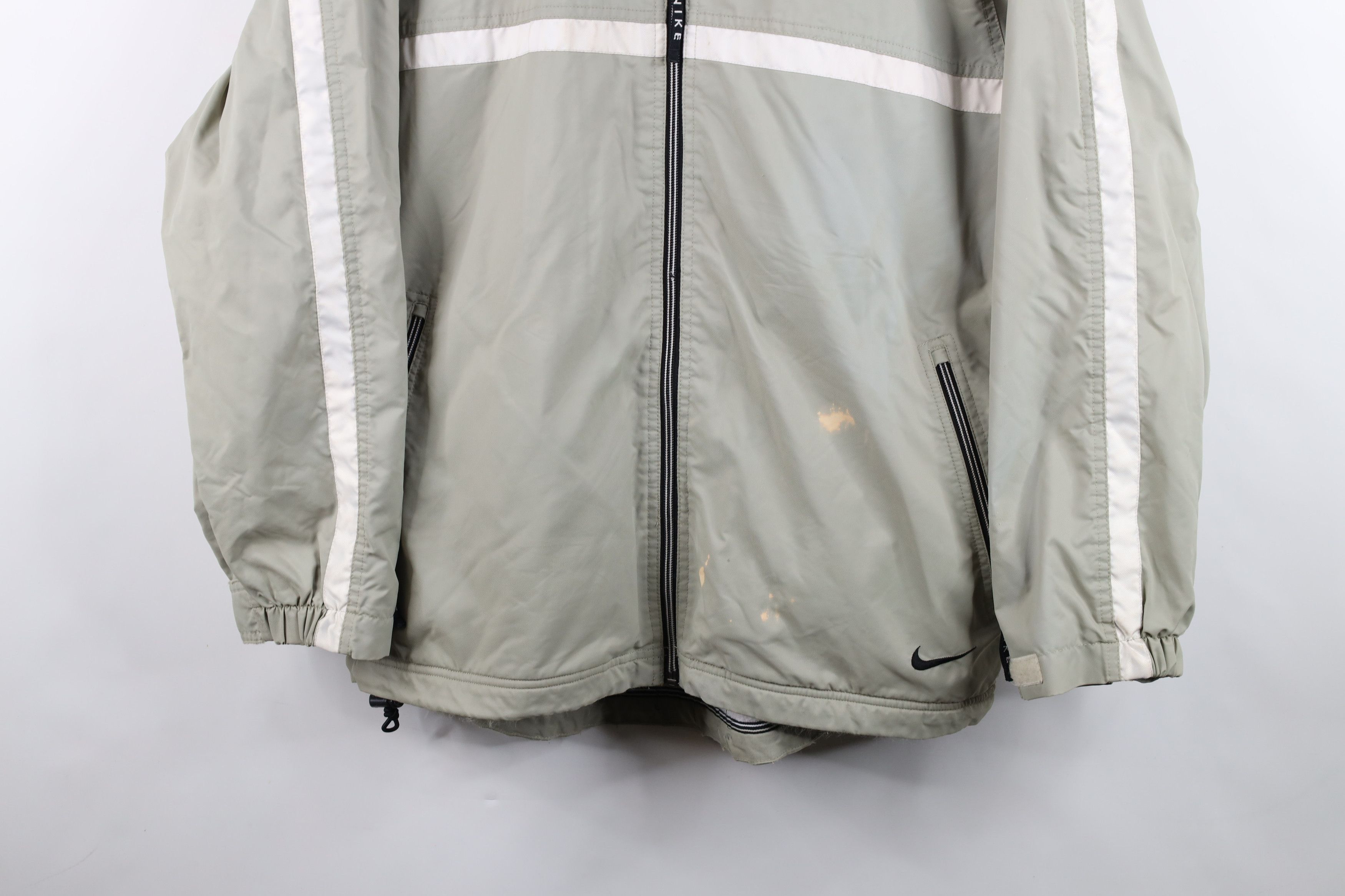 Nike Vintage 90s Y2K Nike Scott Mini Swoosh Fleece Lined Jacket Size US M / EU 48-50 / 2 - 3 Thumbnail