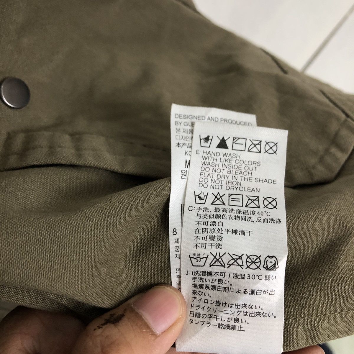 Guess VINTAGE BIKER JACKET WORK GUESS Size US L / EU 52-54 / 3 - 16 Thumbnail