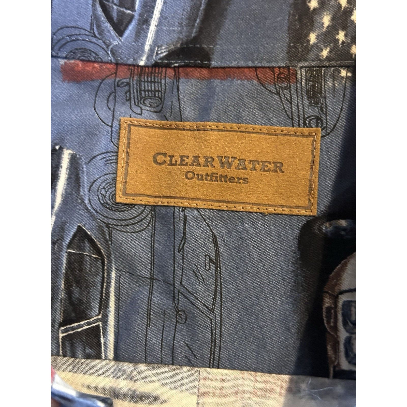 Other clearwater outfitters shirt xl Americana Muscle Cars Theme Size US XL / EU 56 / 4 - 6 Thumbnail