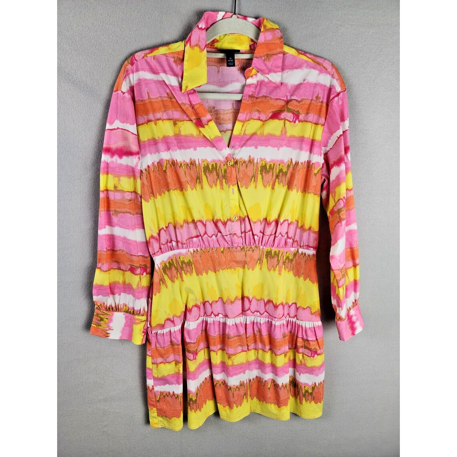 Other Scoop Multicolor Long Sleeve Tunic - Tie Dye - Size 8 Size M / US 6-8 / IT 42-44 - 1 Thumbnail