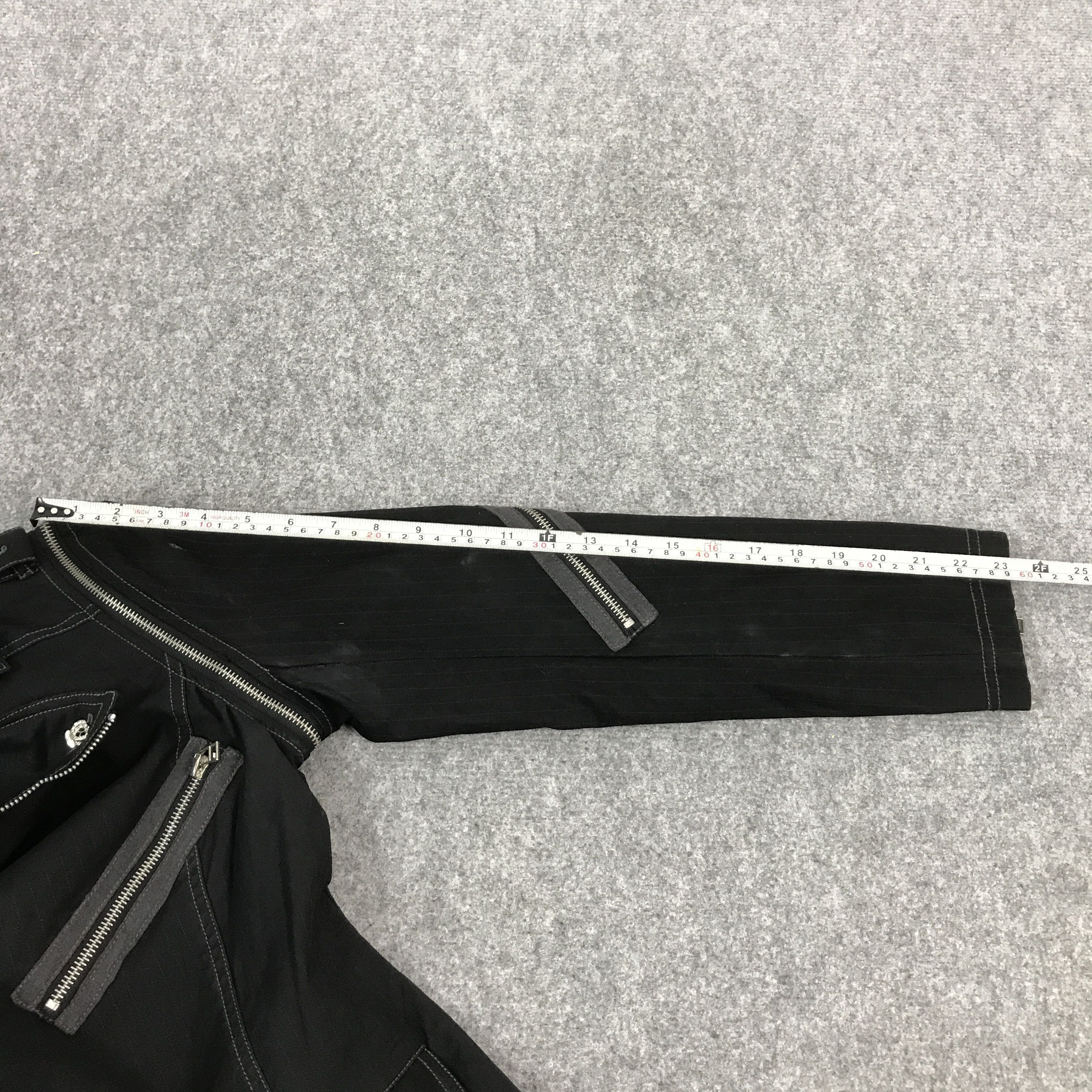Designer × Japanese Brand Japan punk algon quins black zipper style jacket Size US S / EU 44-46 / 1 - 9 Thumbnail