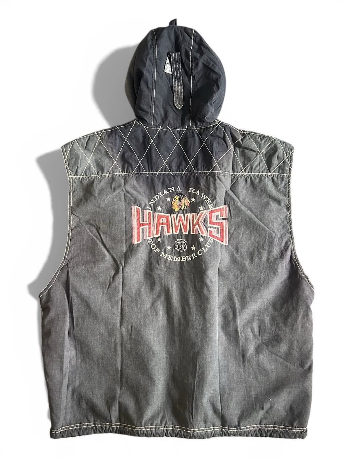 Vintage VINTAGE INDIANA HAWKS VEST Size US XL / EU 56 / 4 - 3 Thumbnail