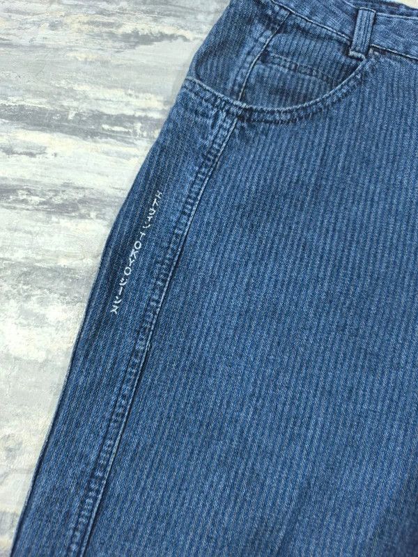 Edwin Edwin "Broken Slim" Made in japan Jeans Very Rare 80s 90s Size US 31 - 3 Thumbnail