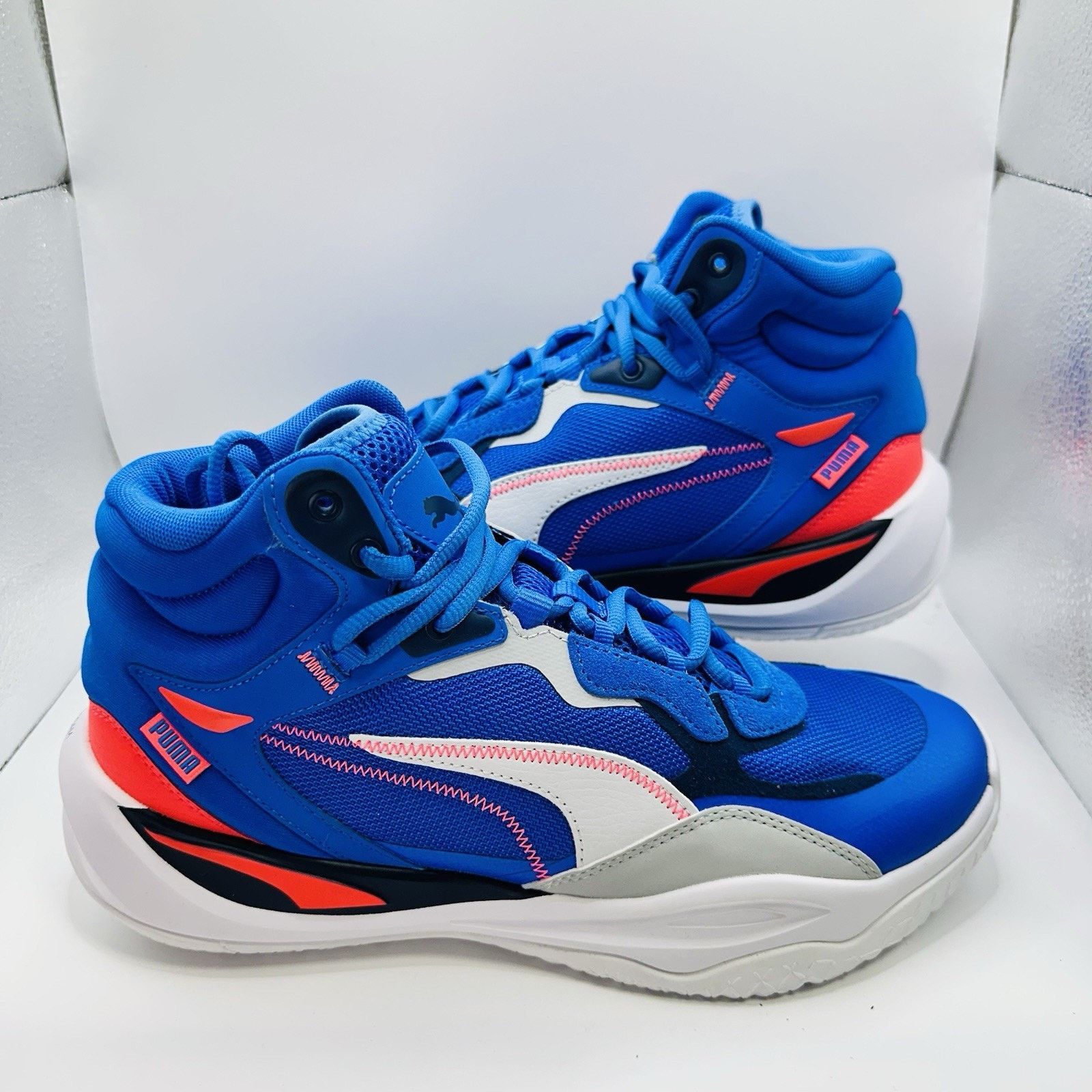 Puma Size 8 - Men’s PUMA Playmaker Pro Mid Persian Blue Size US 8 / EU 41 - 3 Thumbnail