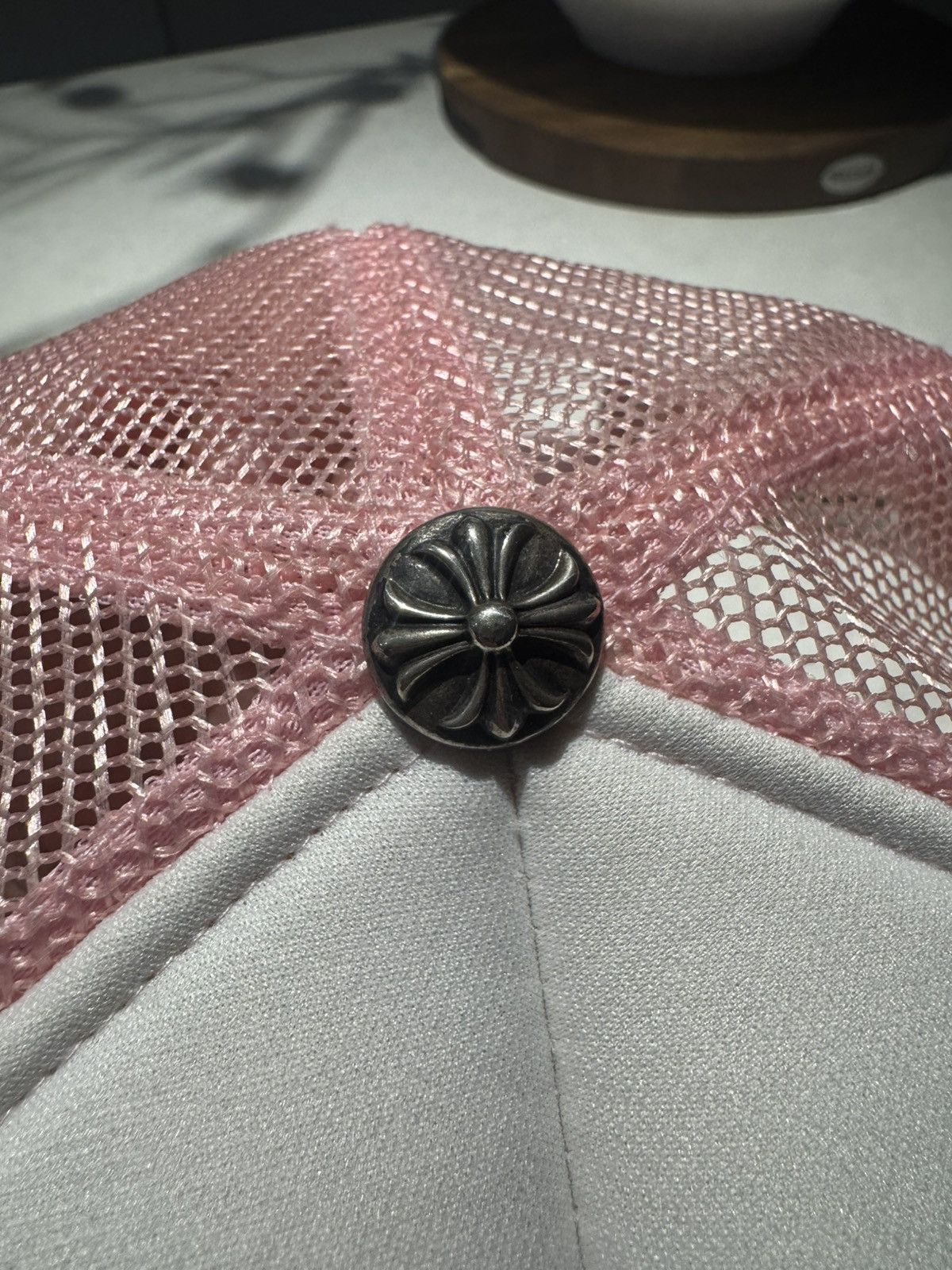 Chrome Hearts Chrome Hearts Pink F*ck Trucker Hat Size ONE SIZE - 3 Thumbnail