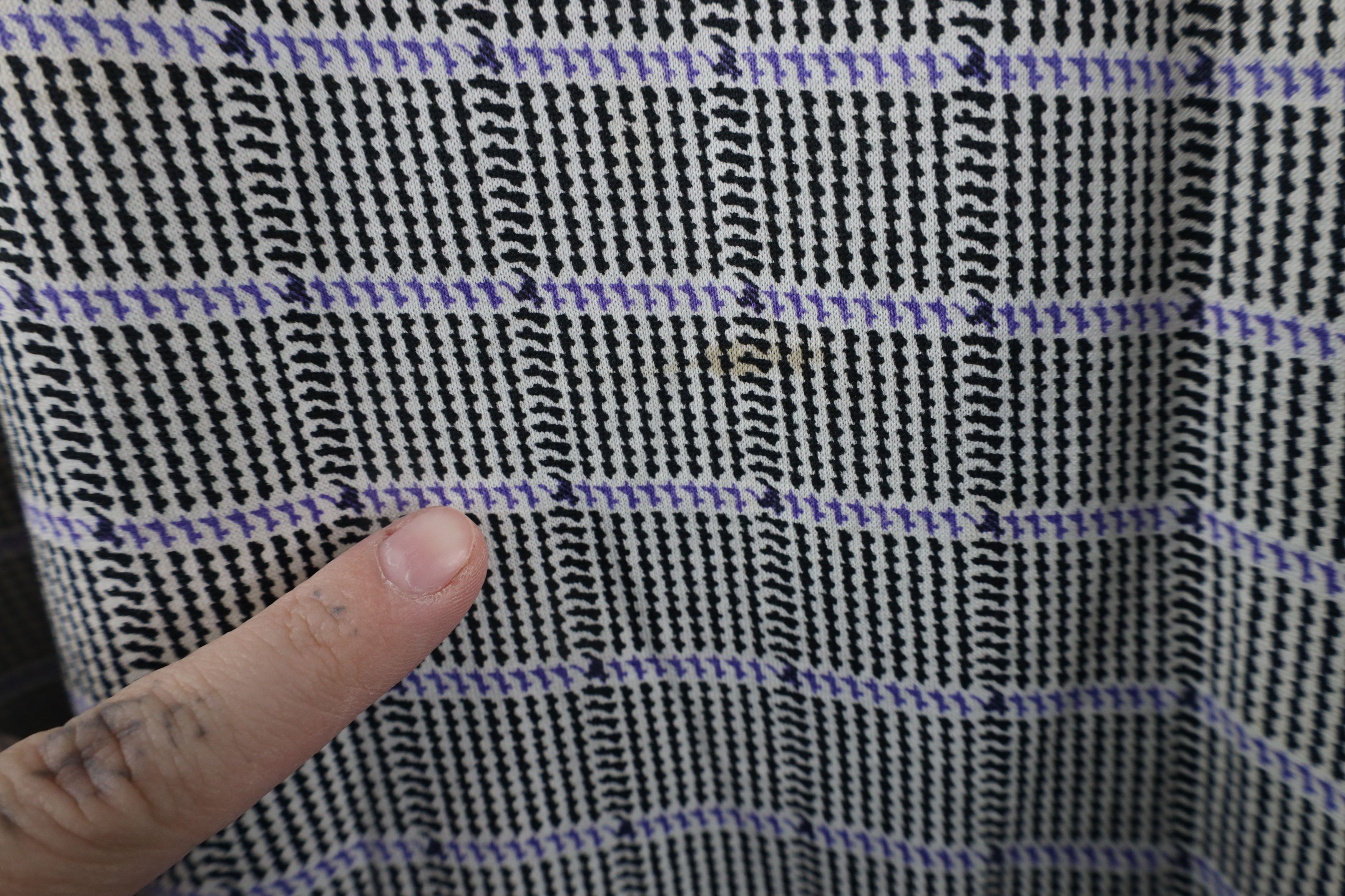 Vintage Vintage 90s Streetwear Houndstooth Checkered Golf Polo Shirt Size US M / EU 48-50 / 2 - 5 Thumbnail